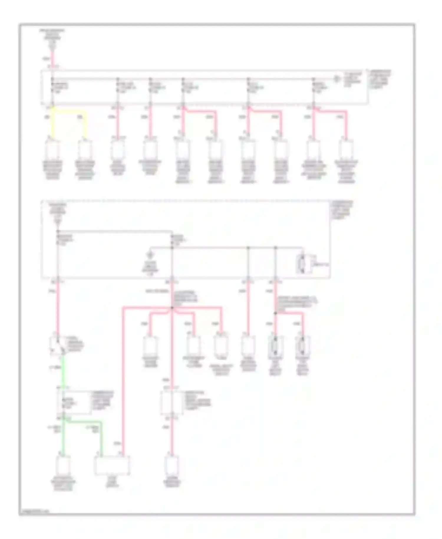 Wiring diagram bank 1 sensor 1 for Chevrolet SSR I (2003-2006) (1 of 1)