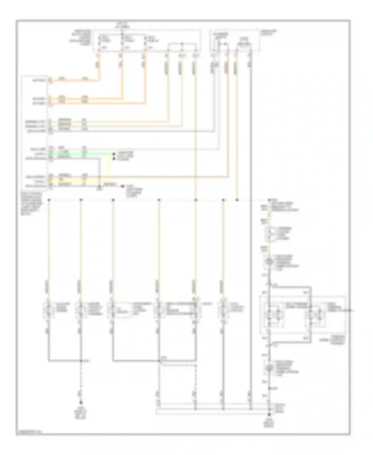 Wiring diagram battery battery for Chevrolet SSR I (2003-2006) (3 of 5)