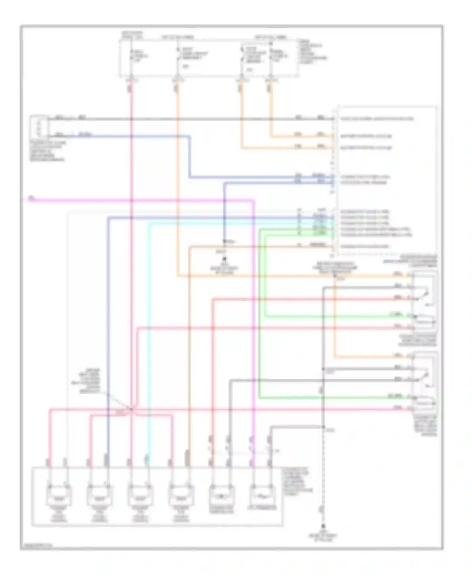 Wiring diagram folding top outer latch actuator ctrl ground for Chevrolet SSR I (2003-2006) (1 of 1)