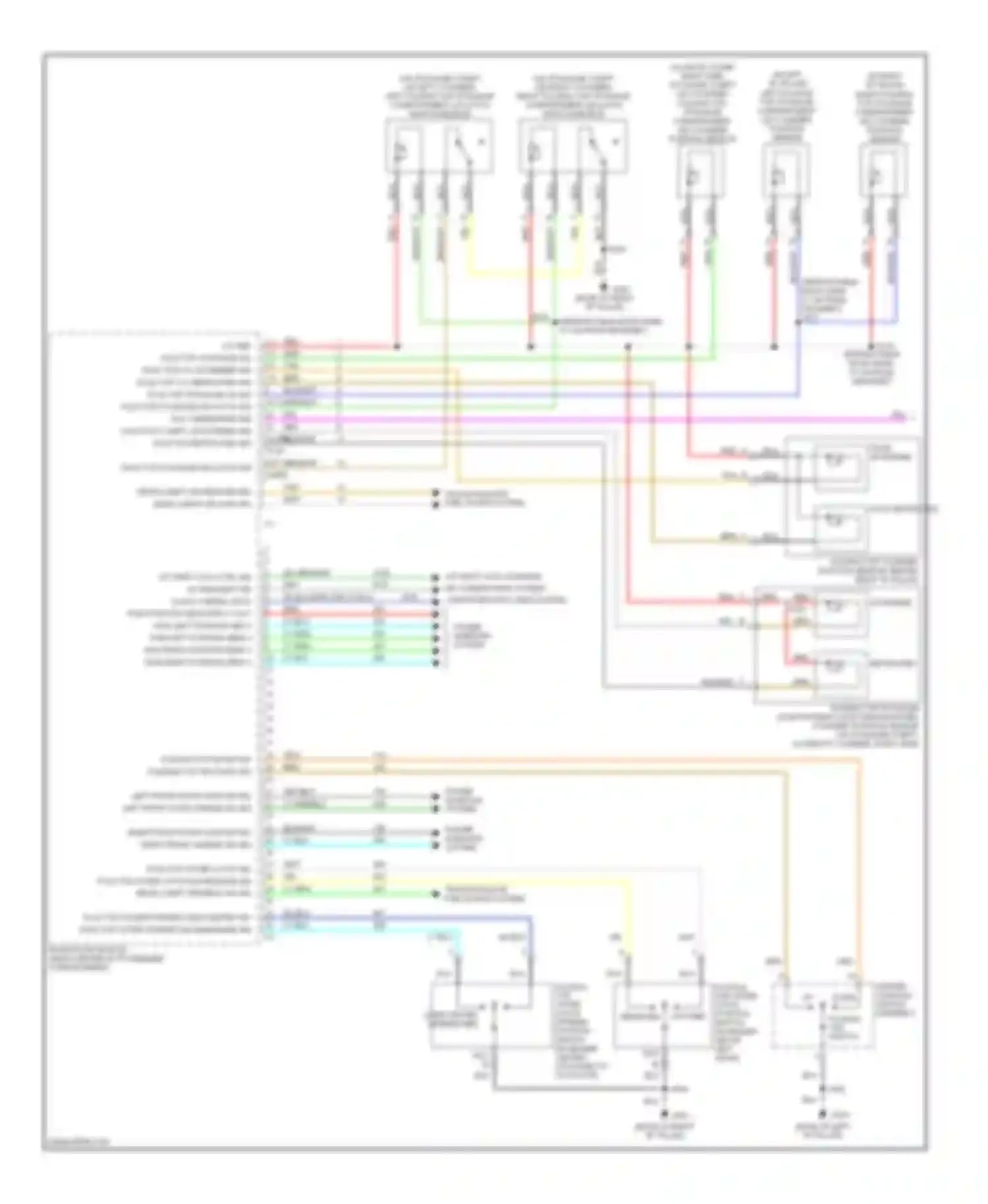Wiring diagram latched released for Chevrolet SSR I (2003-2006) (1 of 1)