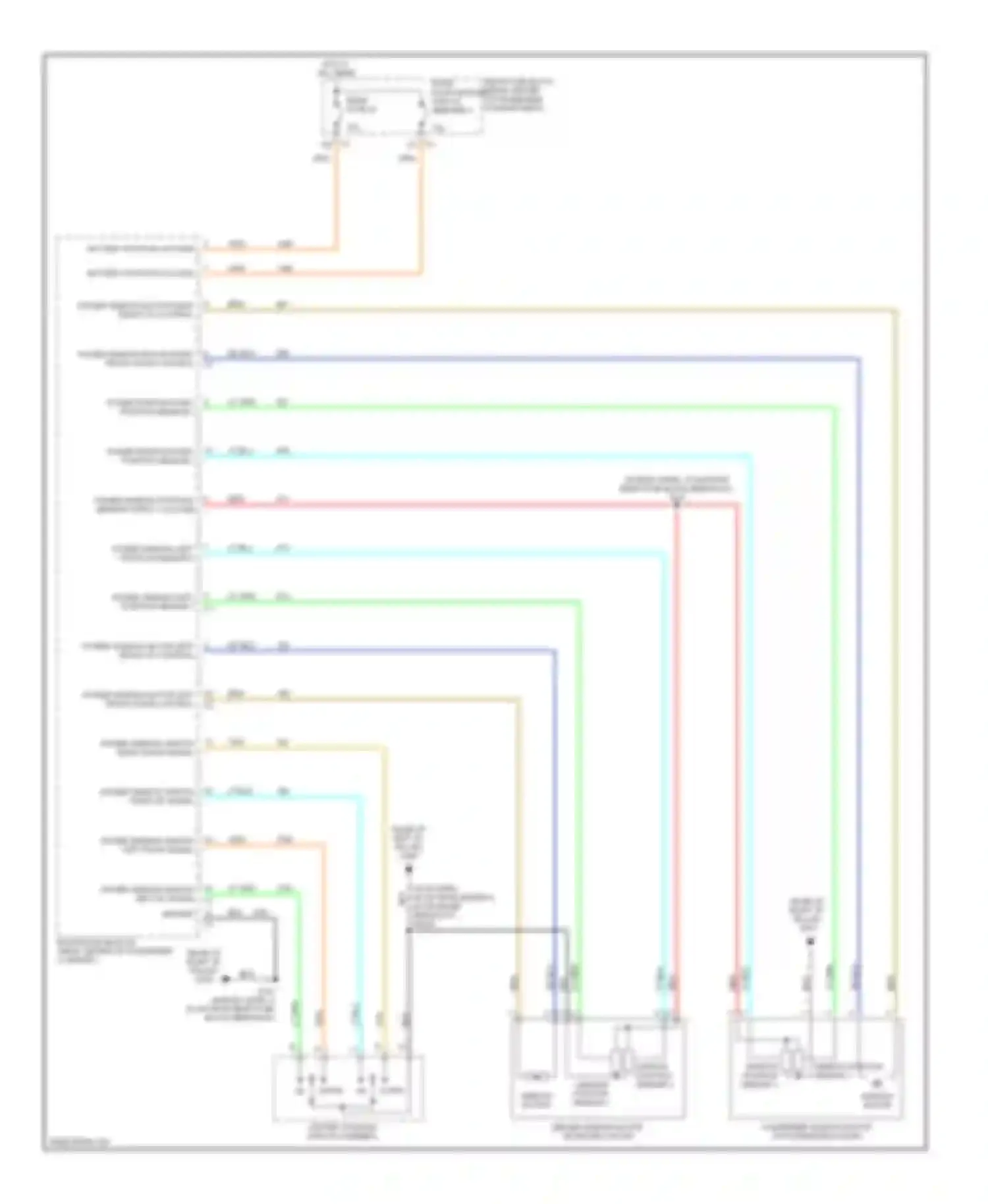 Wiring diagram power window right position sensor 2 for Chevrolet SSR I (2003-2006) (1 of 1)