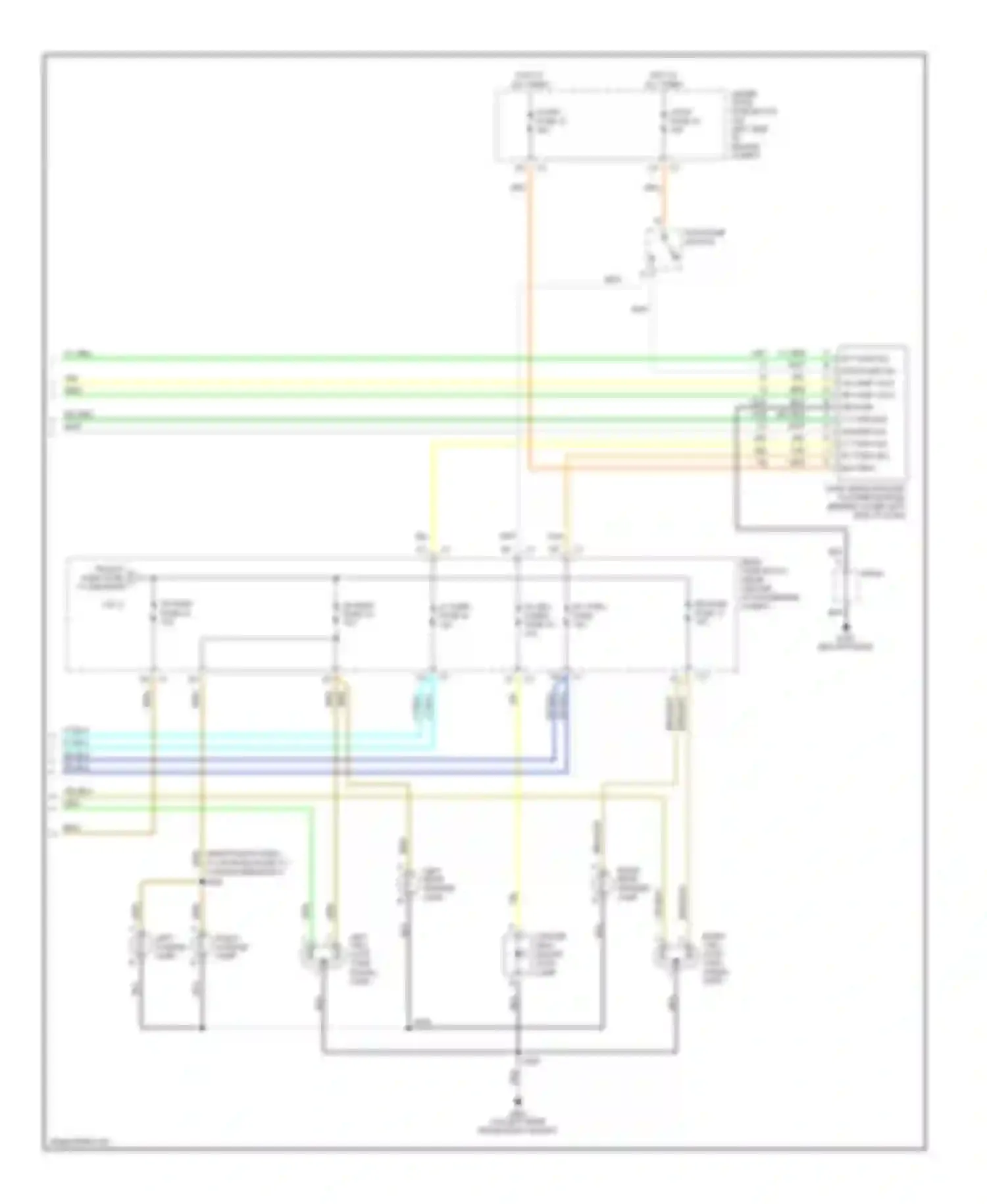 Wiring diagram right tail/ stop/ turn signal lamp for Chevrolet SSR I (2003-2006) (1 of 1)