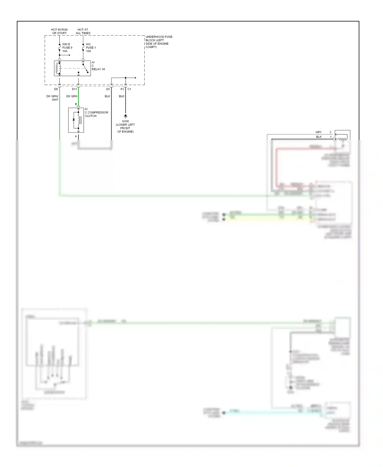 Chevrolet SSR I (2003-2006) serial data (-) serial data (+) wiring diagram  (1 of 1)