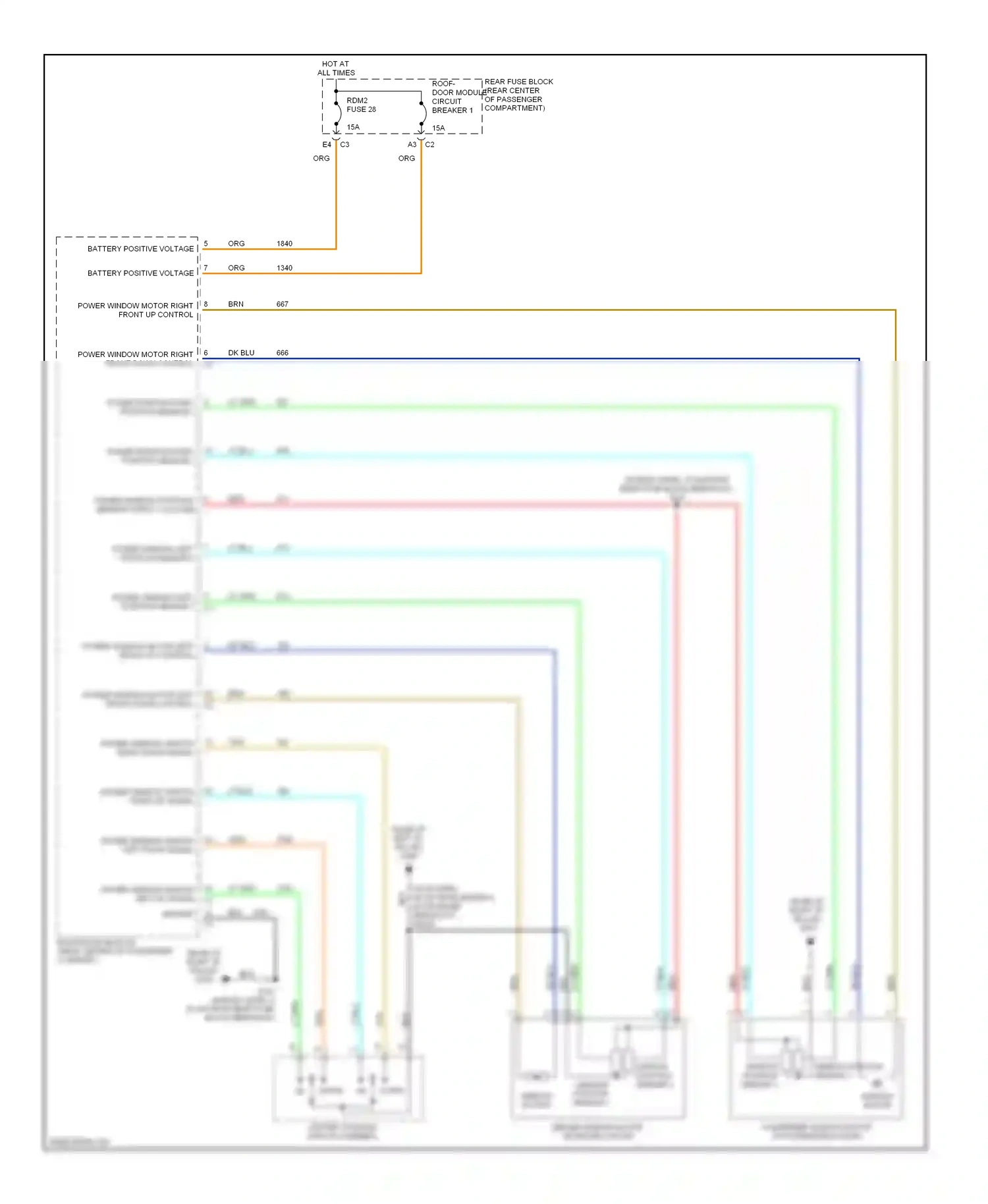 Chevrolet SSR I (2003-2006) tan wiring diagram  (19 of 25)