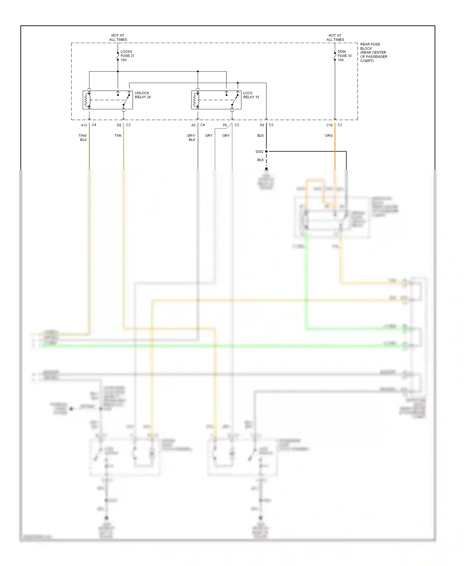 Chevrolet SSR I (2003-2006) tan wiring diagram  (17 of 25)