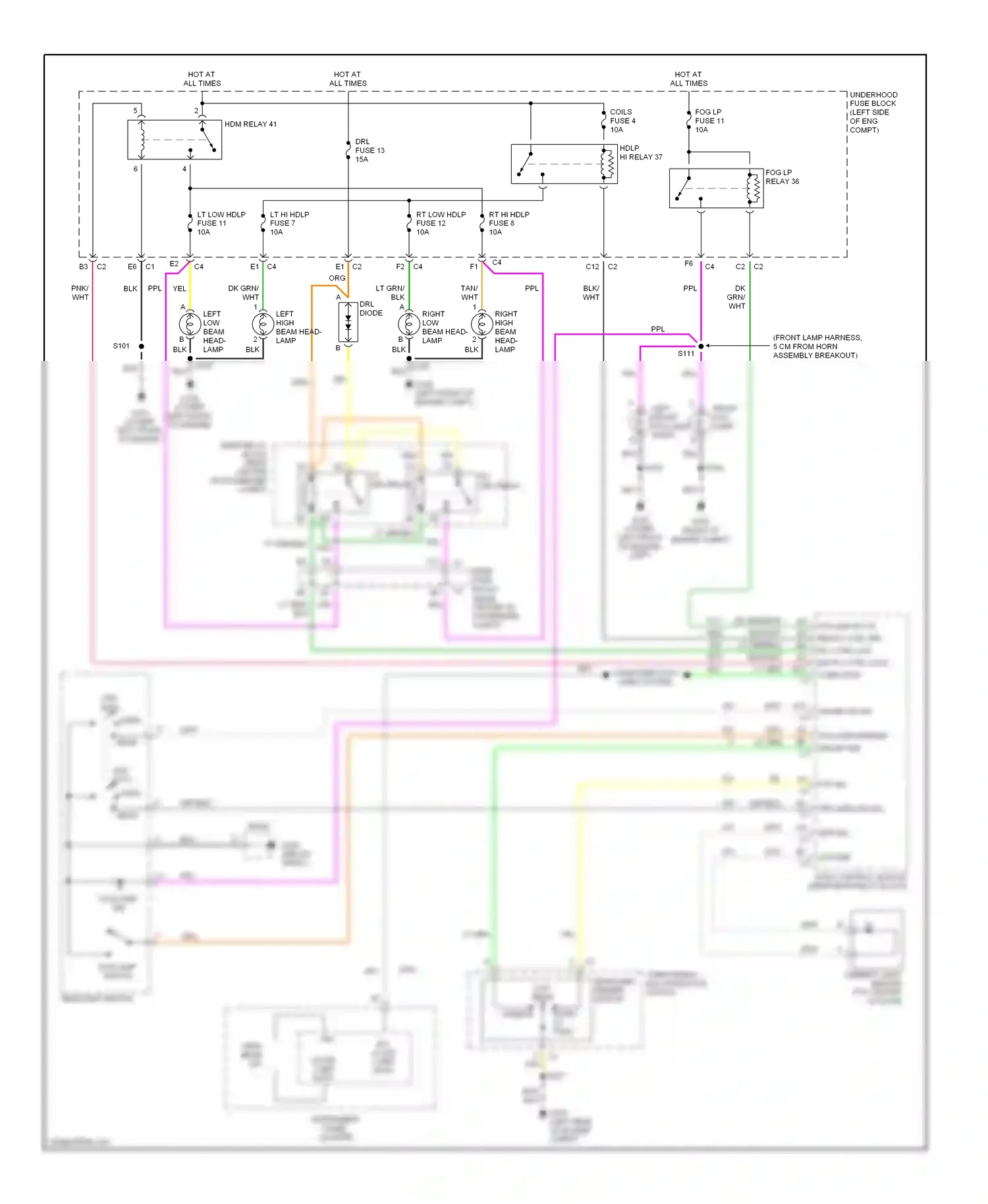 Chevrolet SSR I (2003-2006) tan wiring diagram  (15 of 25)