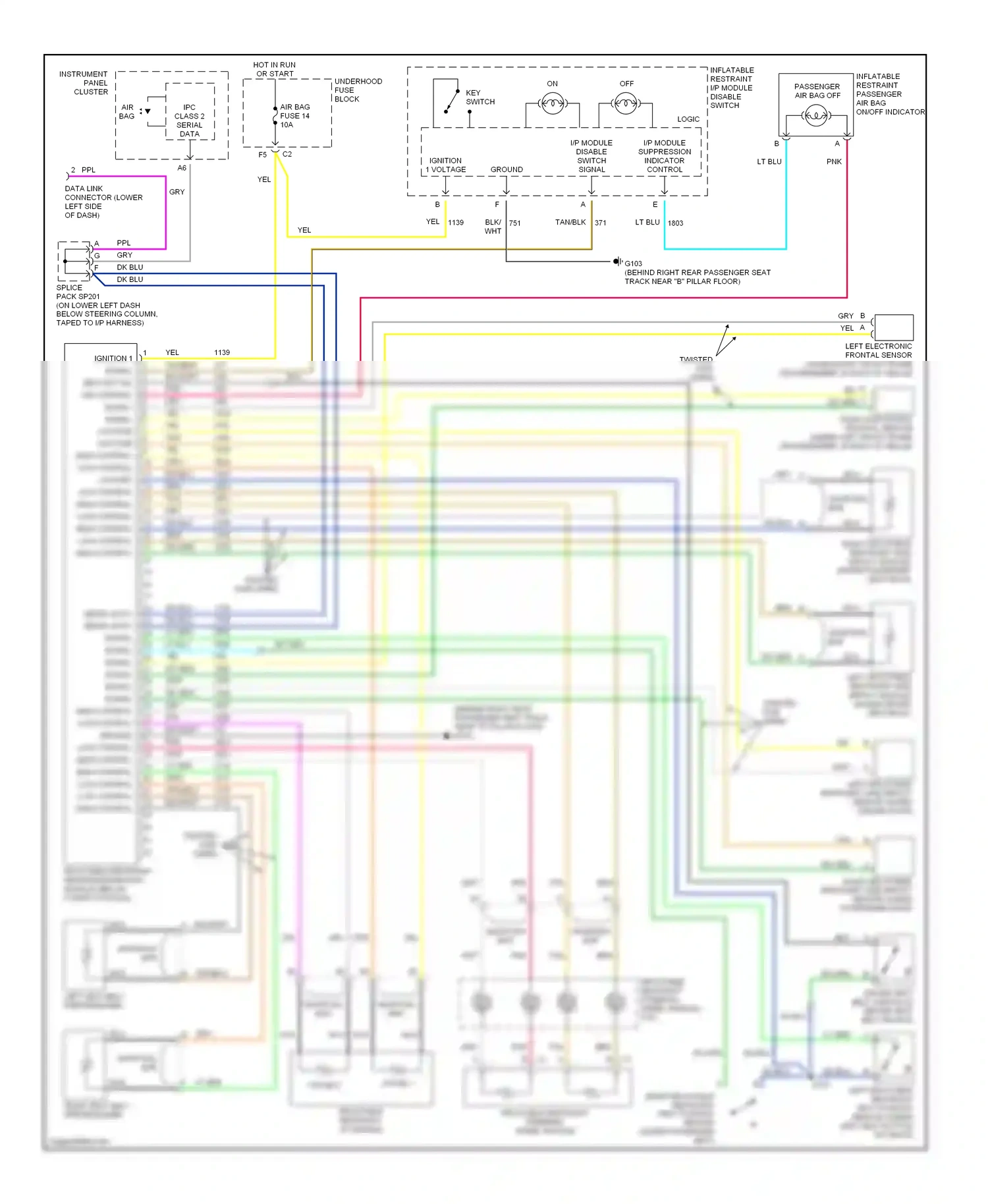 Chevrolet SSR I (2003-2006) tan wiring diagram  (22 of 25)