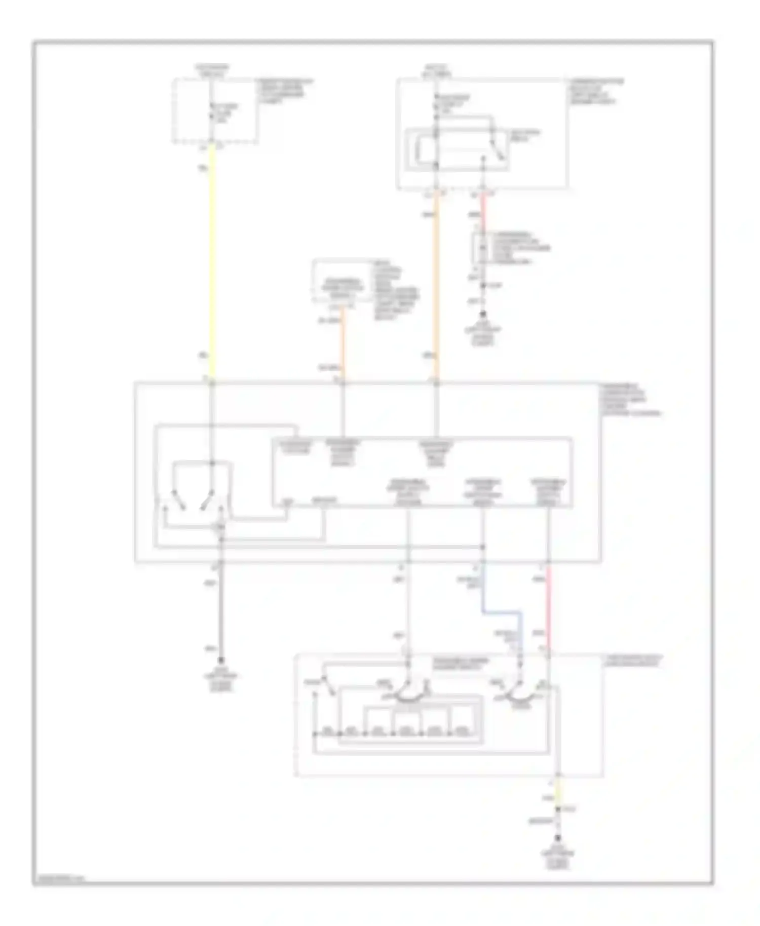 Wiring diagram turn signal/ multi-function switch for Chevrolet SSR I (2003-2006) (3 of 3)