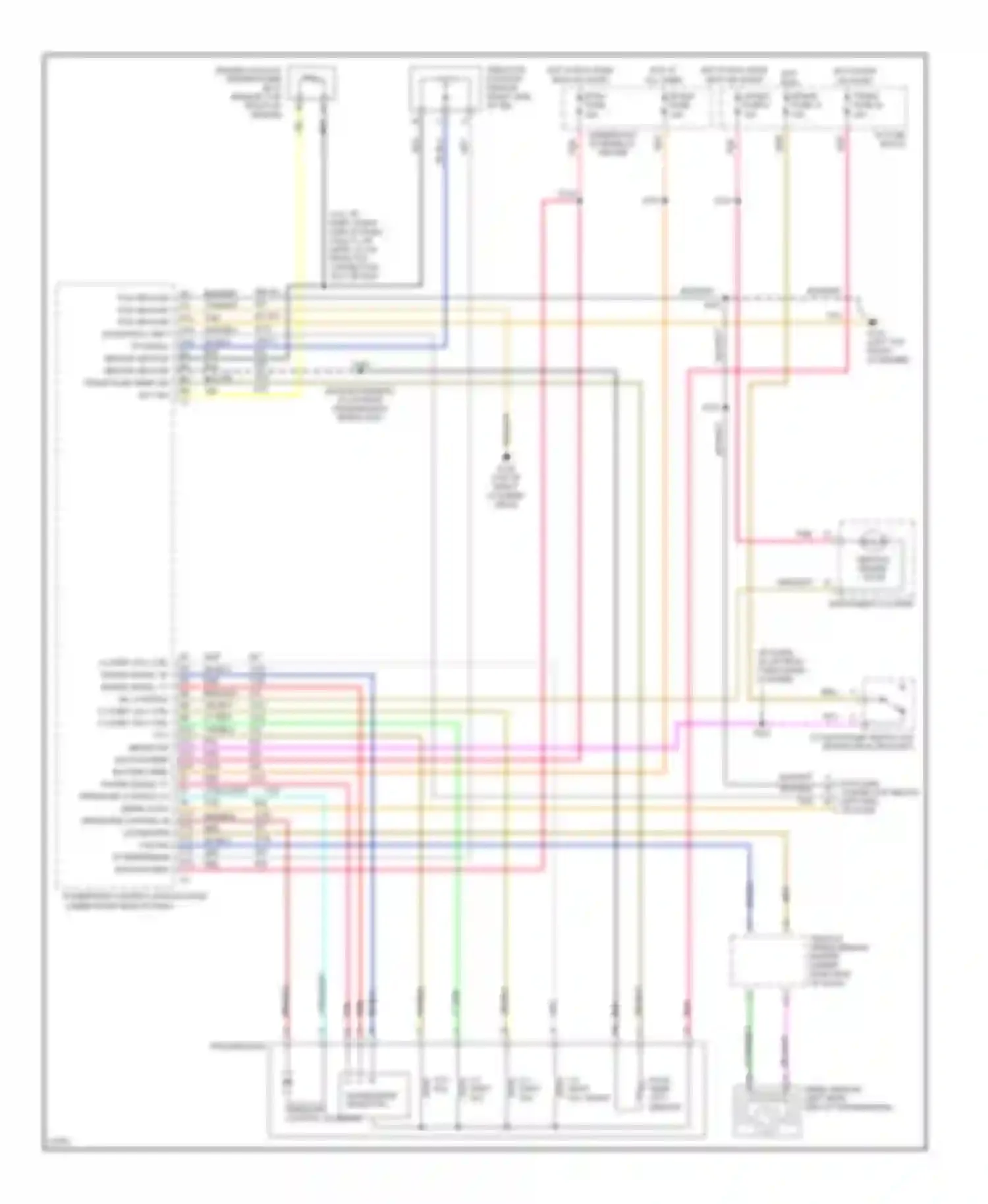 Wiring diagram 1-2 shift sol 2-3 shift sol for Chevrolet Suburban C1500  (1992-1999) (1 of 3)