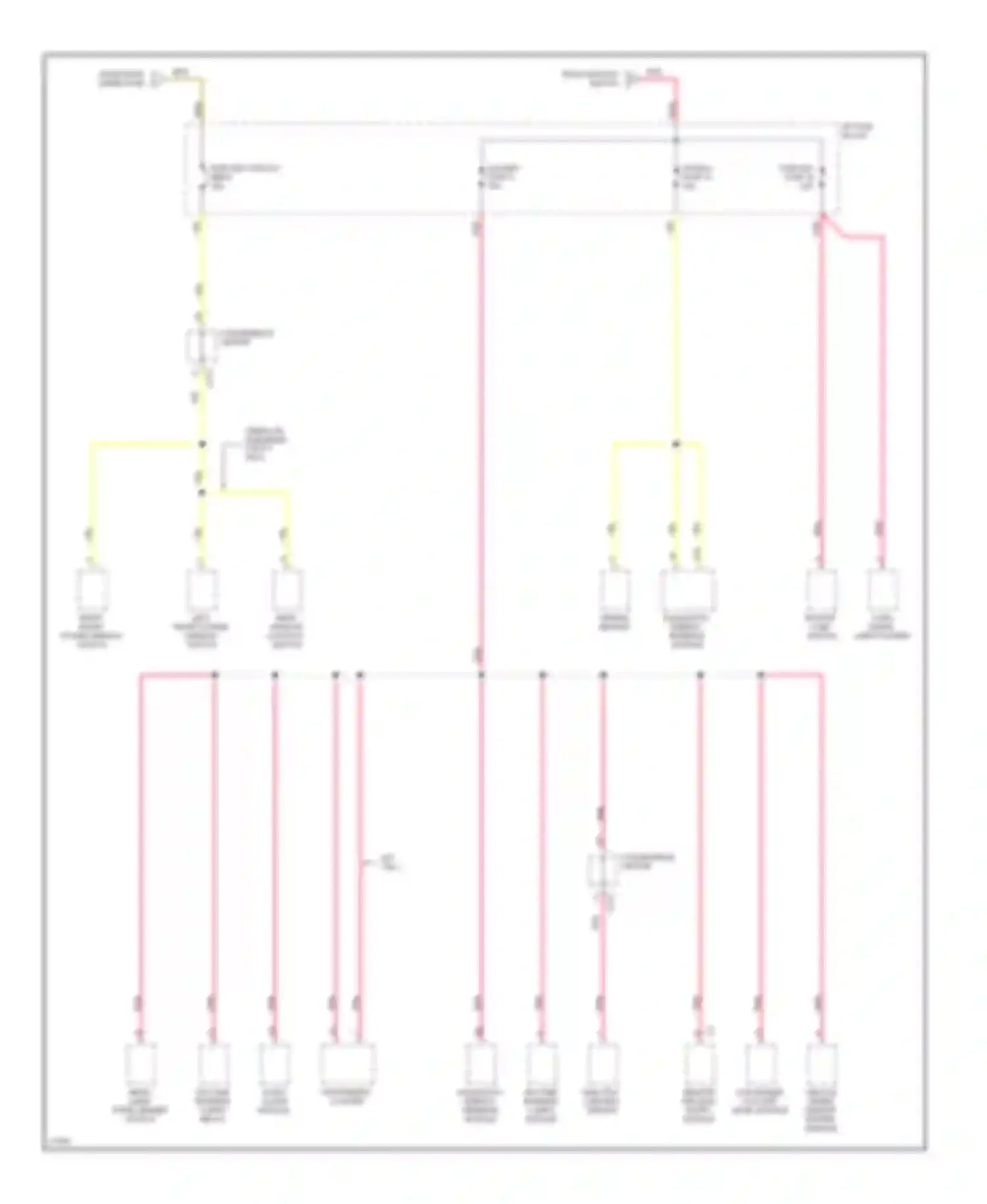 Wiring diagram daytime audio running alarm lamps module relay for Chevrolet Suburban K2500  (1992-1999) (2 of 2)