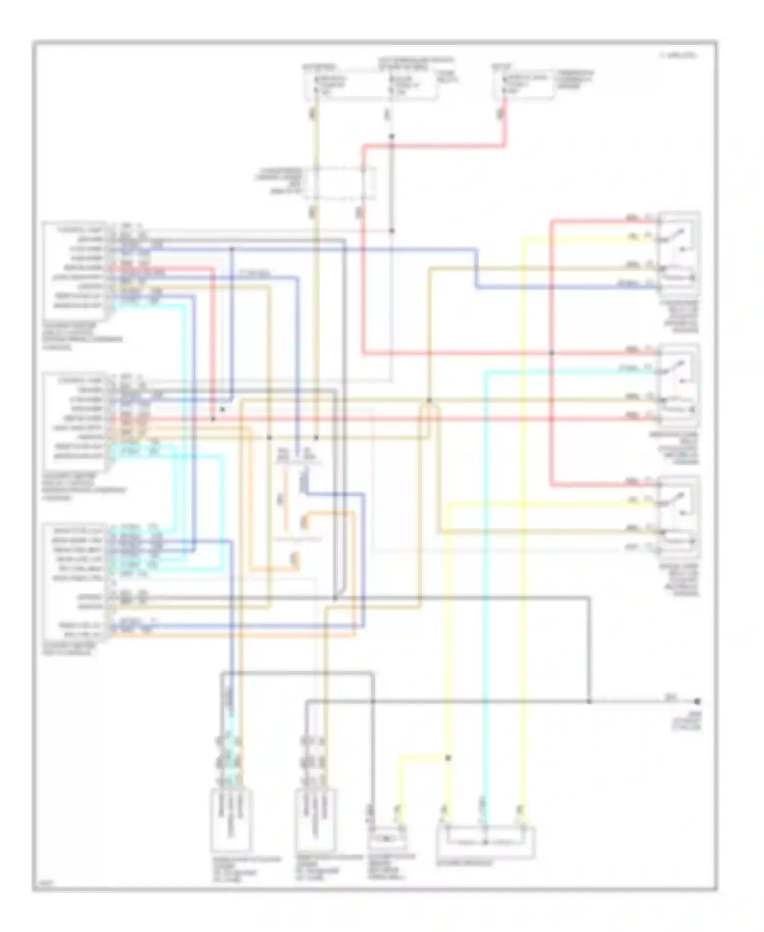 Wiring diagram hot in run a/c maxi fuse 3 for Chevrolet Suburban K2500  (1992-1999) (1 of 1)