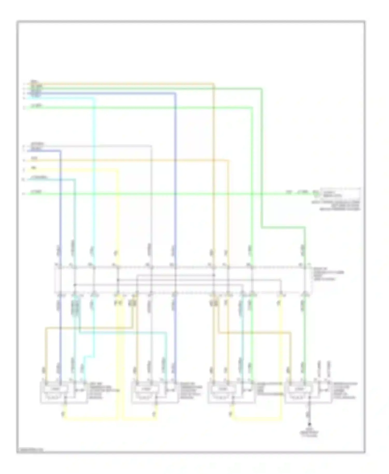 Suburban Chevrolet X (2000-2006): Manual a/c circuit, front a/c (2 of 2)