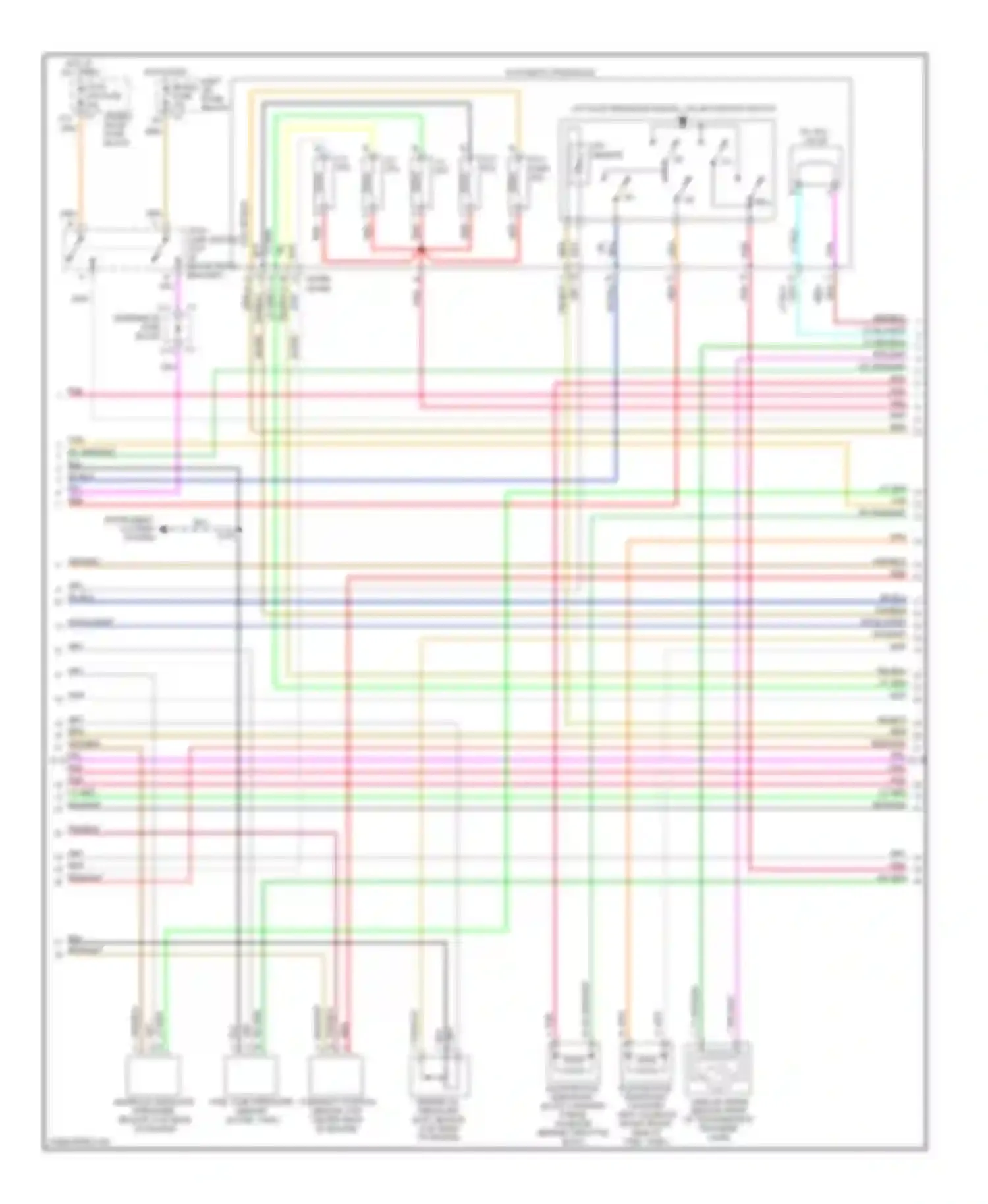 Suburban Chevrolet X (2000-2006): Wiring diagram engine performance 5.3l vin t (3 of 5)