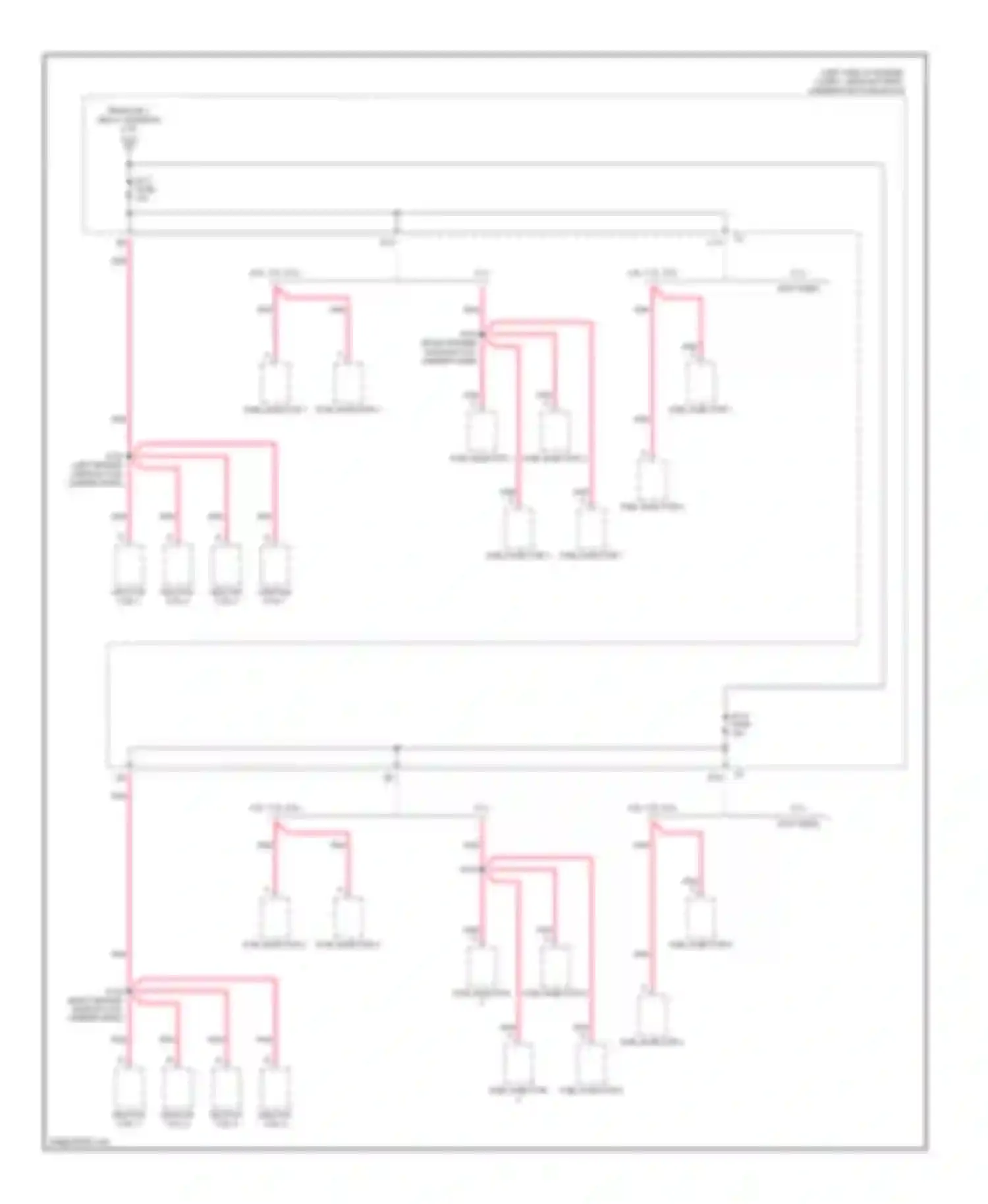 Suburban Chevrolet X (2000-2006): Power distribution circuit (4 of 6)