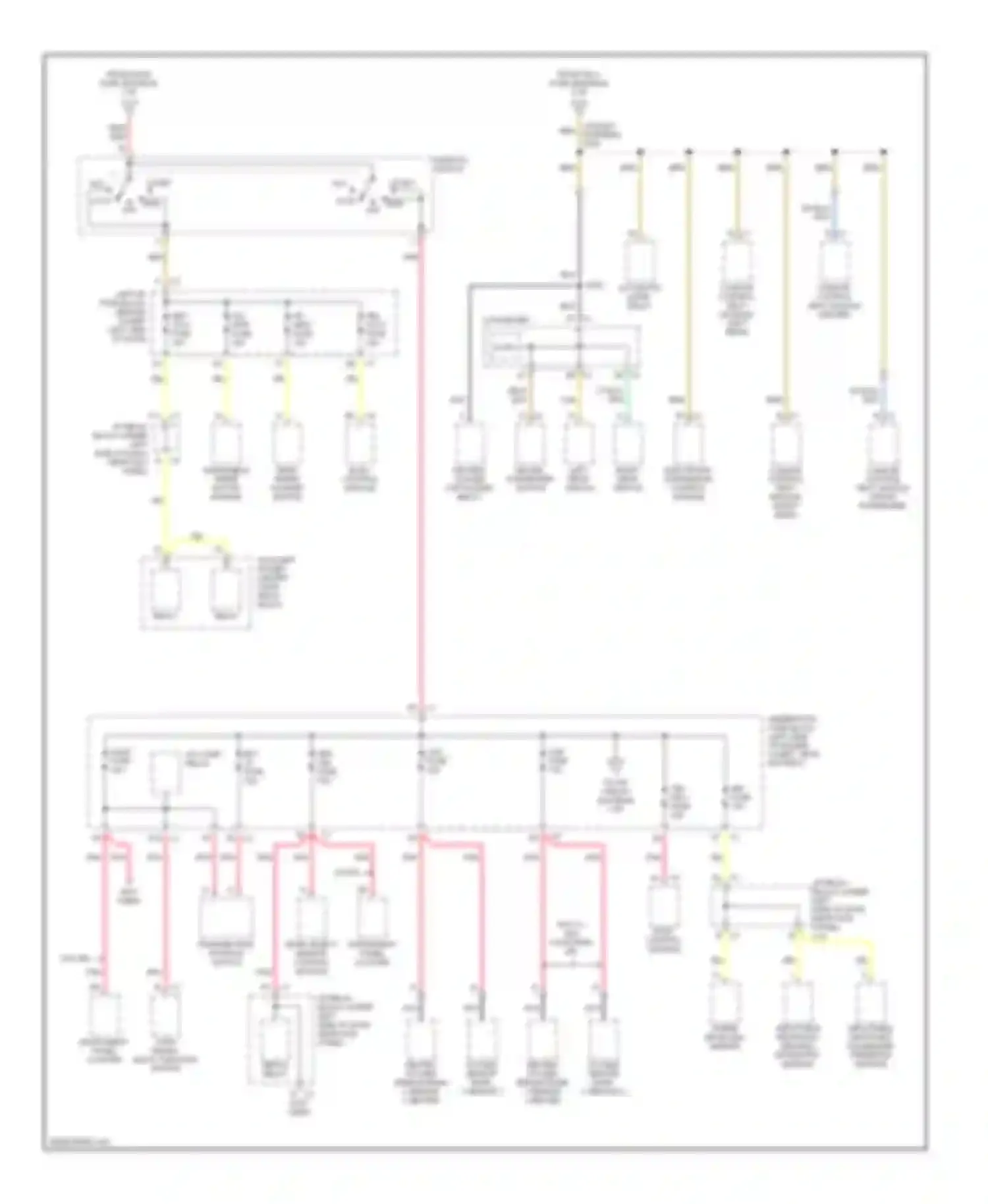 Wiring diagram body control module for Chevrolet Suburban X (2000-2006)