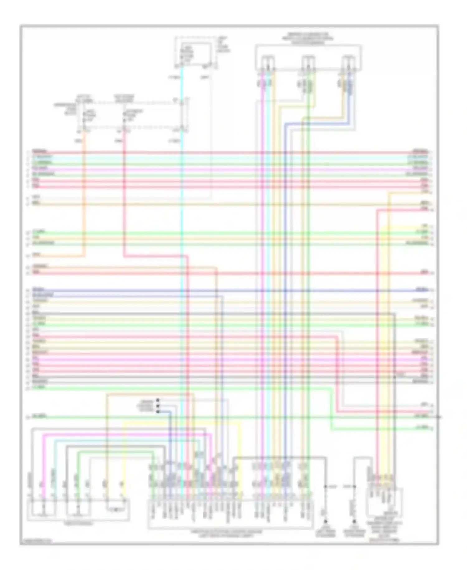 Wiring diagram cruise control system for Chevrolet Suburban X (2000-2006)