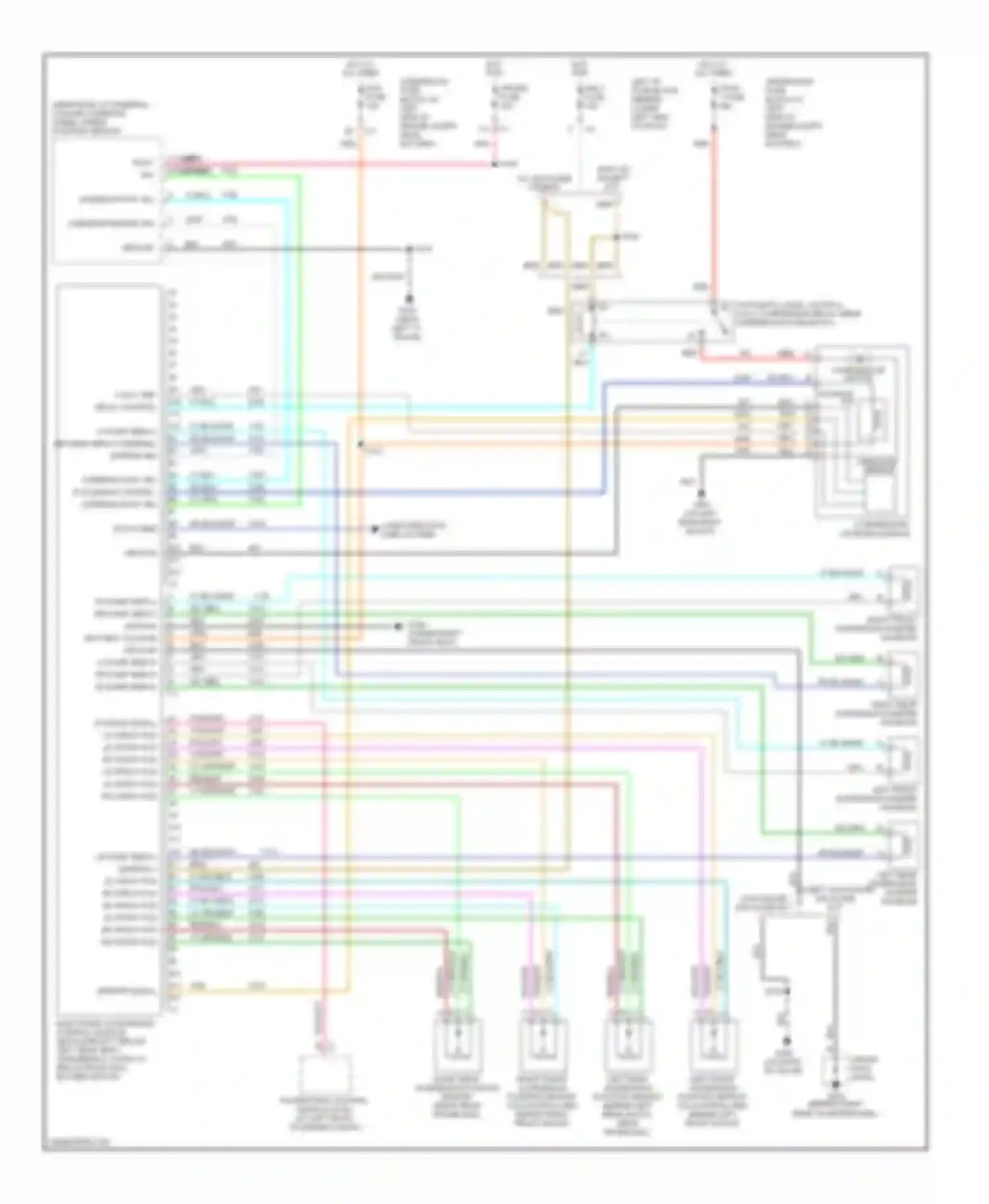 Wiring diagram data lines for Chevrolet Suburban X (2000-2006)