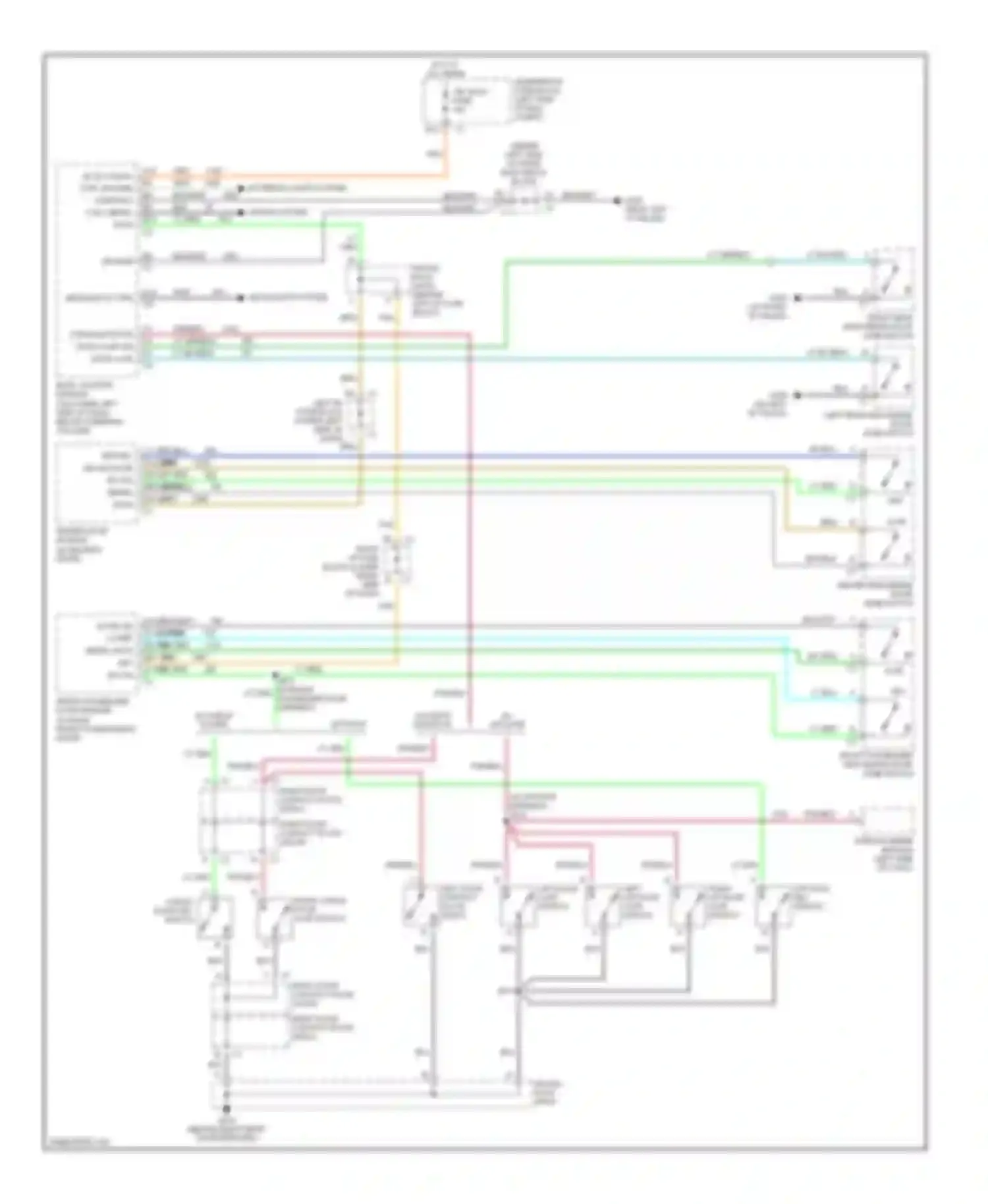 Wiring diagram headlights ctrl for Chevrolet Suburban X (2000-2006)
