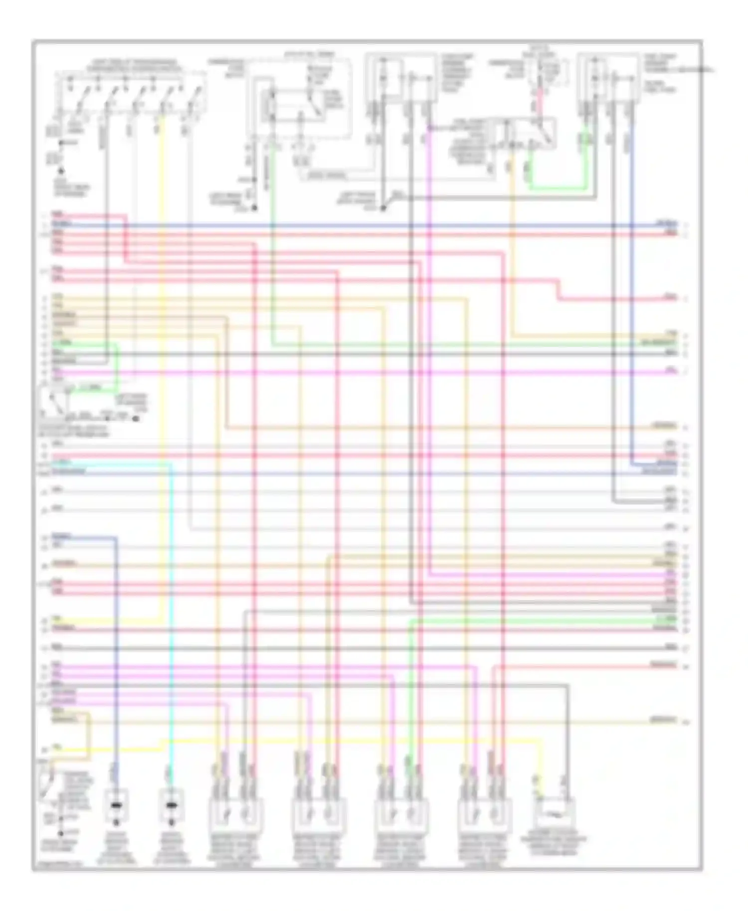 Wiring diagram underhood fuse block fuse for Chevrolet Suburban X (2000-2006)