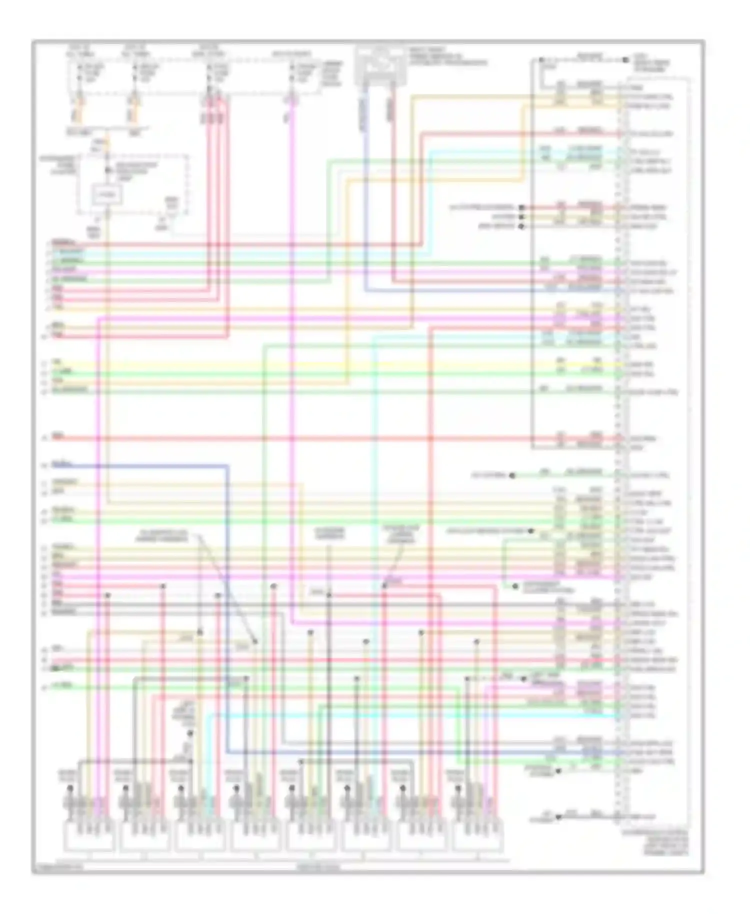Wiring diagram hot in start for Chevrolet Suburban X (2000-2006)