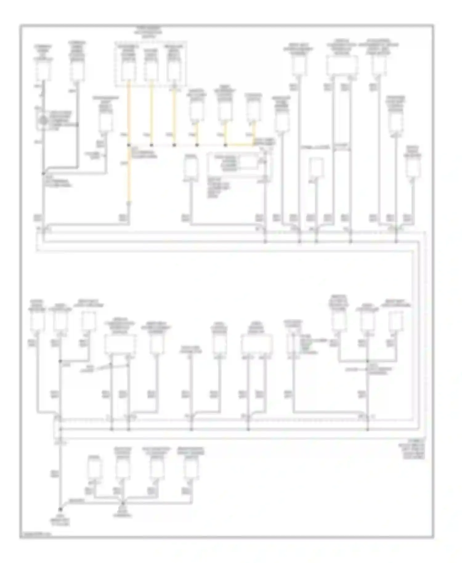 Wiring diagram inflatable restraint steering wheel module coil for Chevrolet Suburban X (2000-2006)