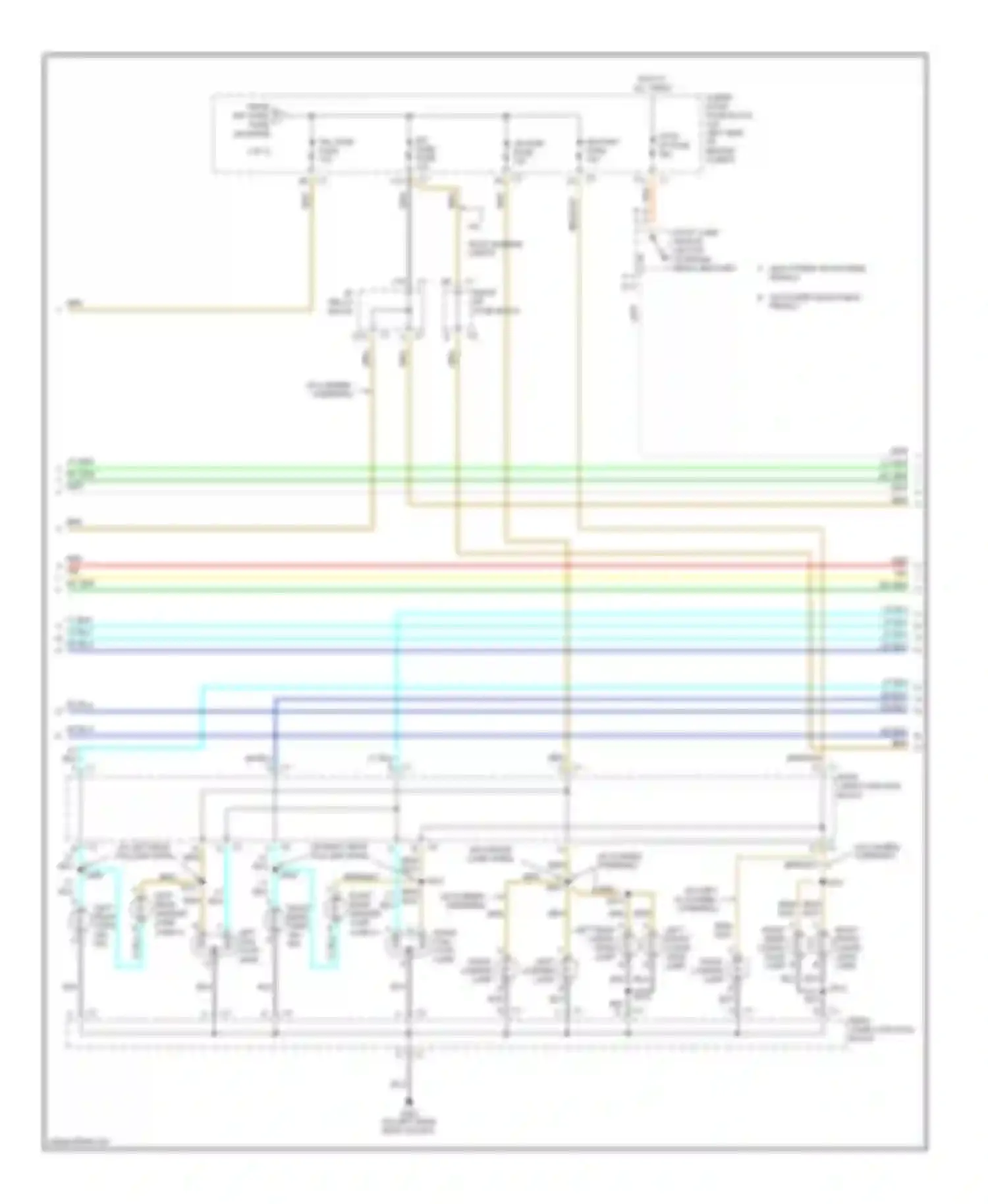 Wiring diagram left tail/ stop lamp for Chevrolet Suburban X (2000-2006)