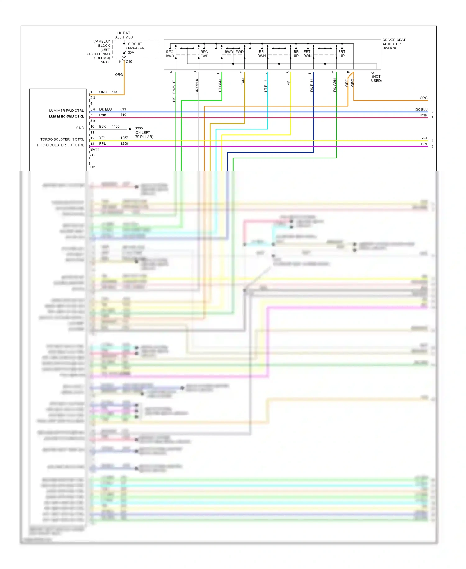 Wiring diagram lt blu for Chevrolet Suburban X (2000-2006) (47 of 81)