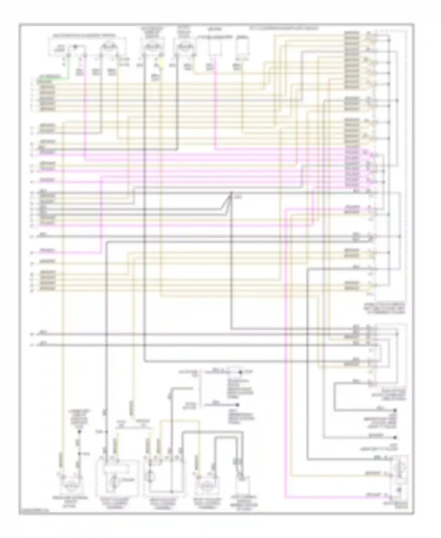 Wiring diagram manual a/c for Chevrolet Suburban X (2000-2006)