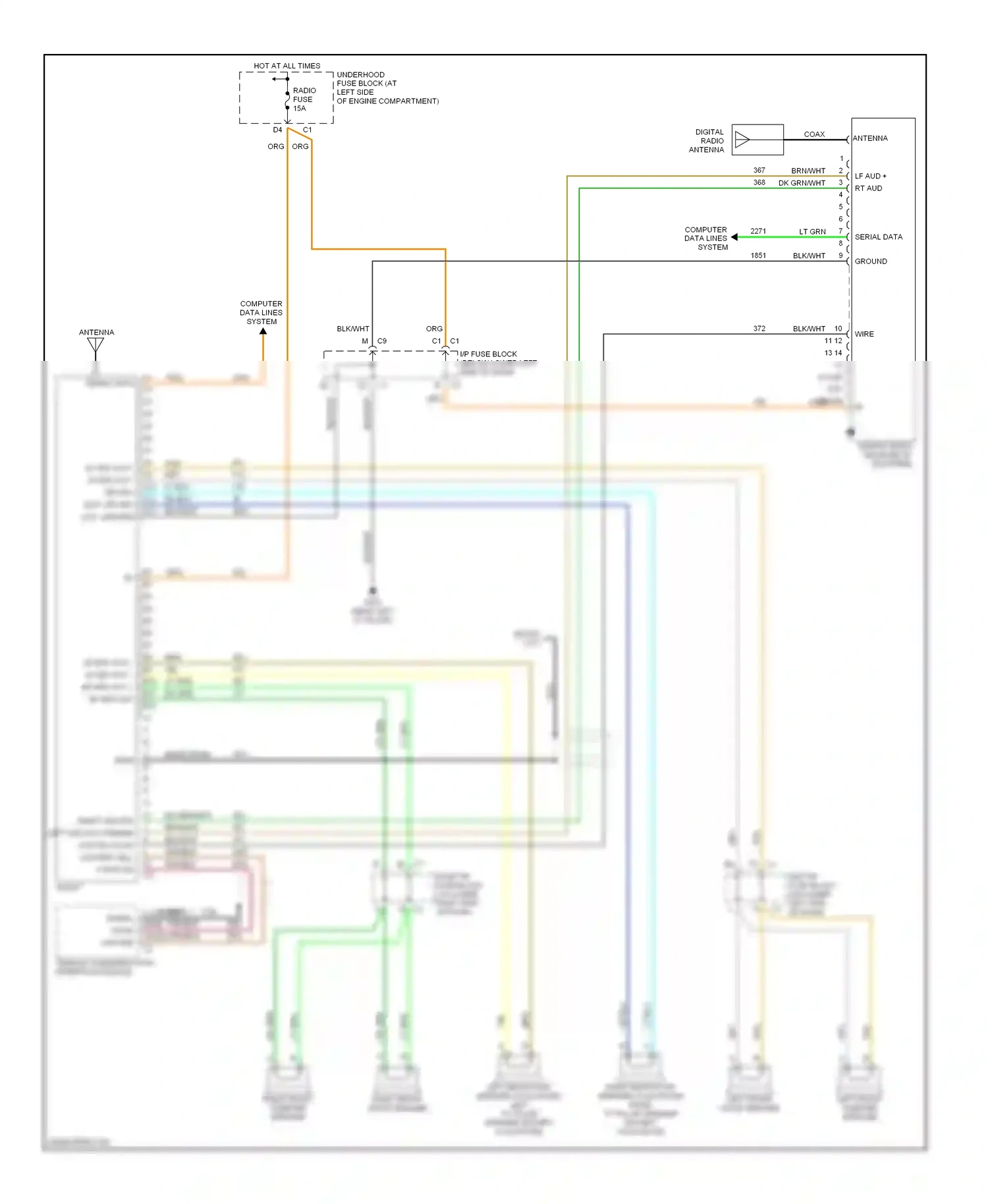 Wiring diagram nca for Chevrolet Suburban X (2000-2006) (11 of 31)