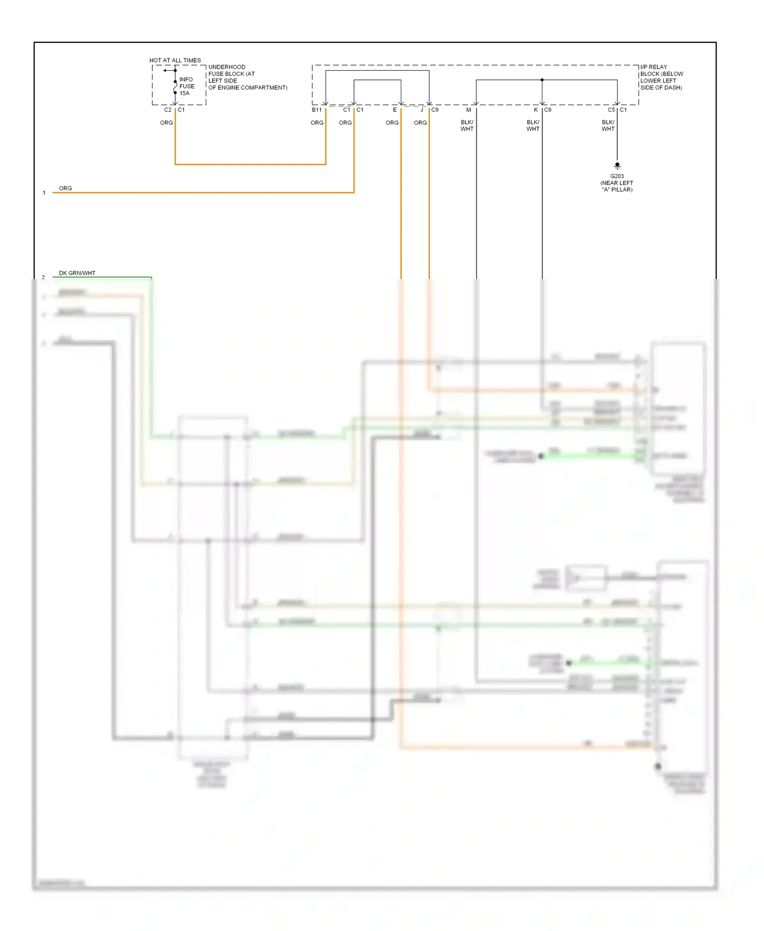 Wiring diagram nca for Chevrolet Suburban X (2000-2006) (22 of 31)