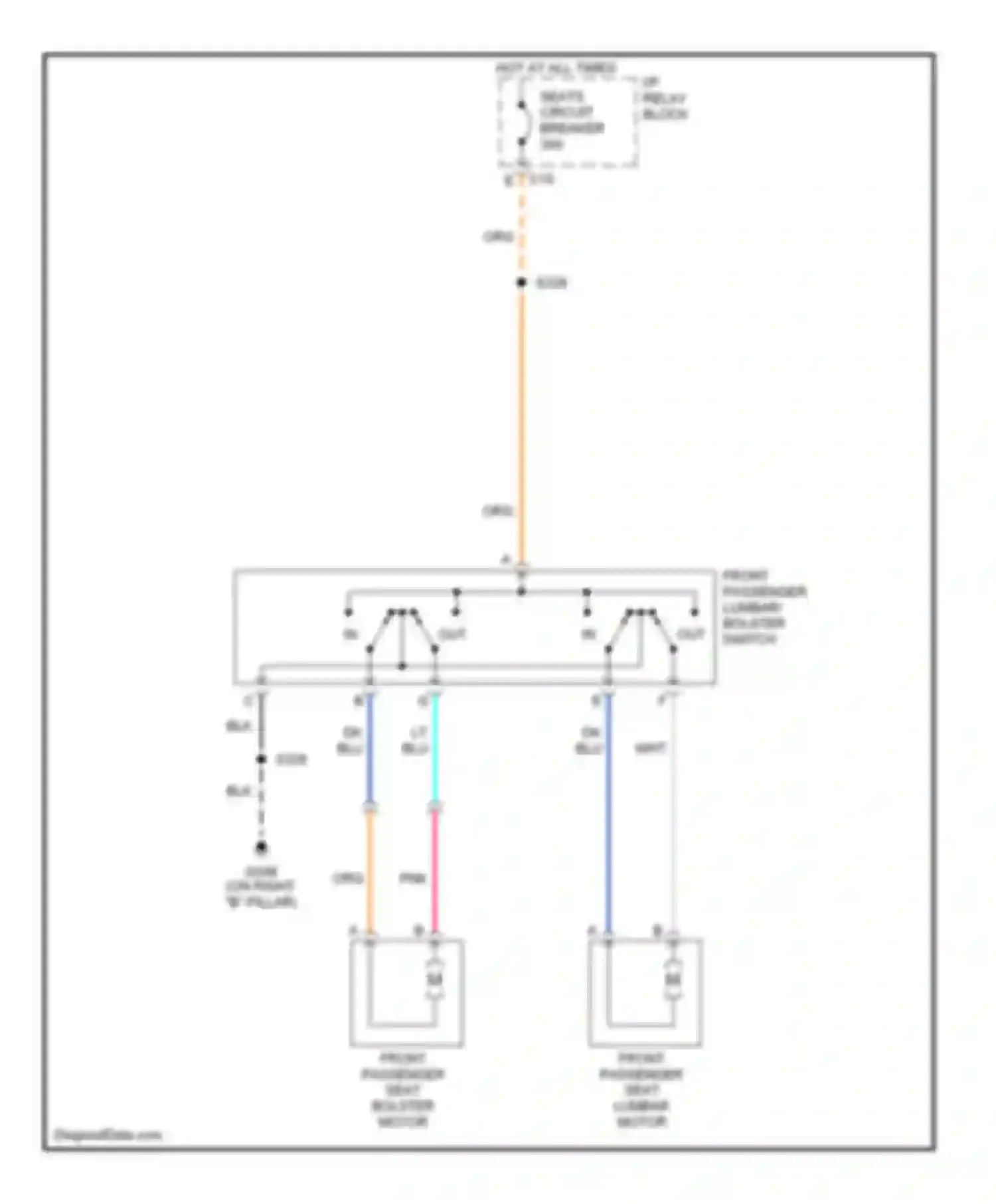Wiring diagram out in for Chevrolet Suburban X (2000-2006)