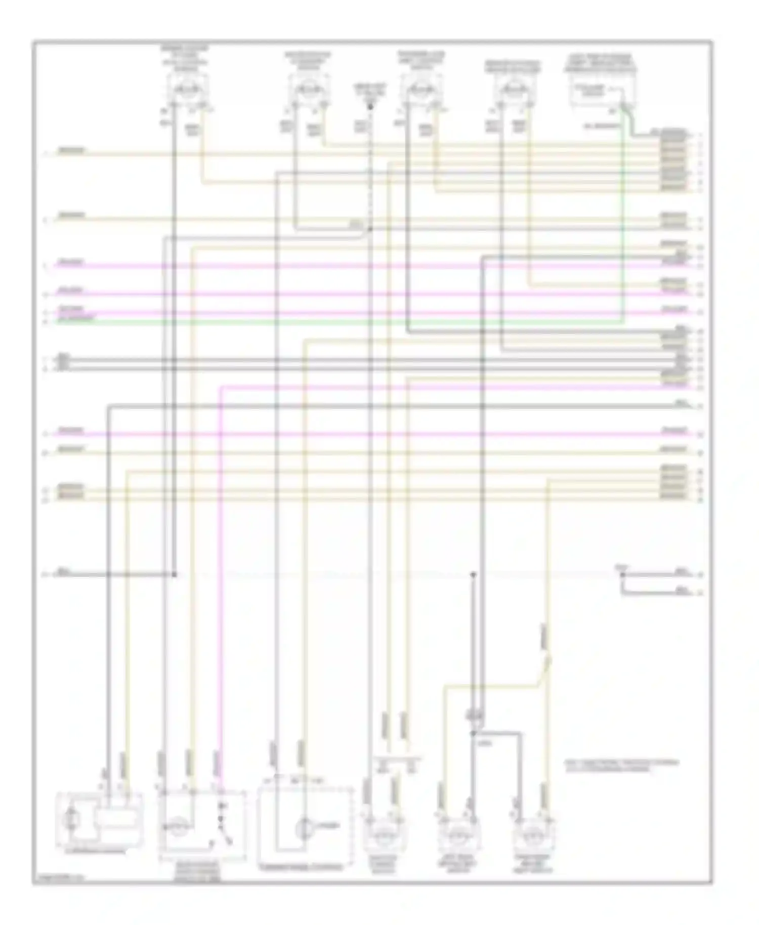 Wiring diagram overhead console for Chevrolet Suburban X (2000-2006)