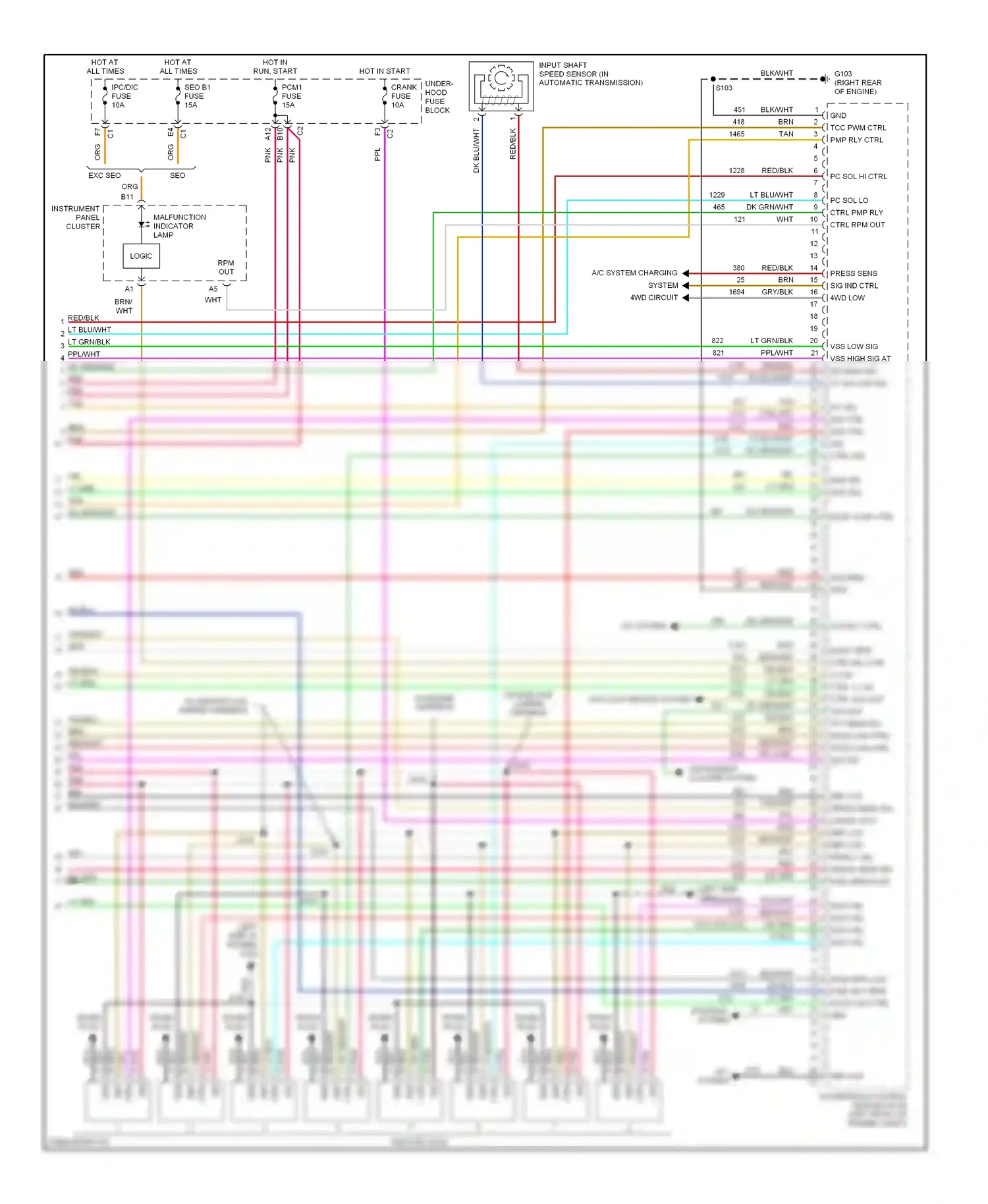 Wiring diagram pc sol hi ctrl for Chevrolet Suburban X (2000-2006) (1 of 1)