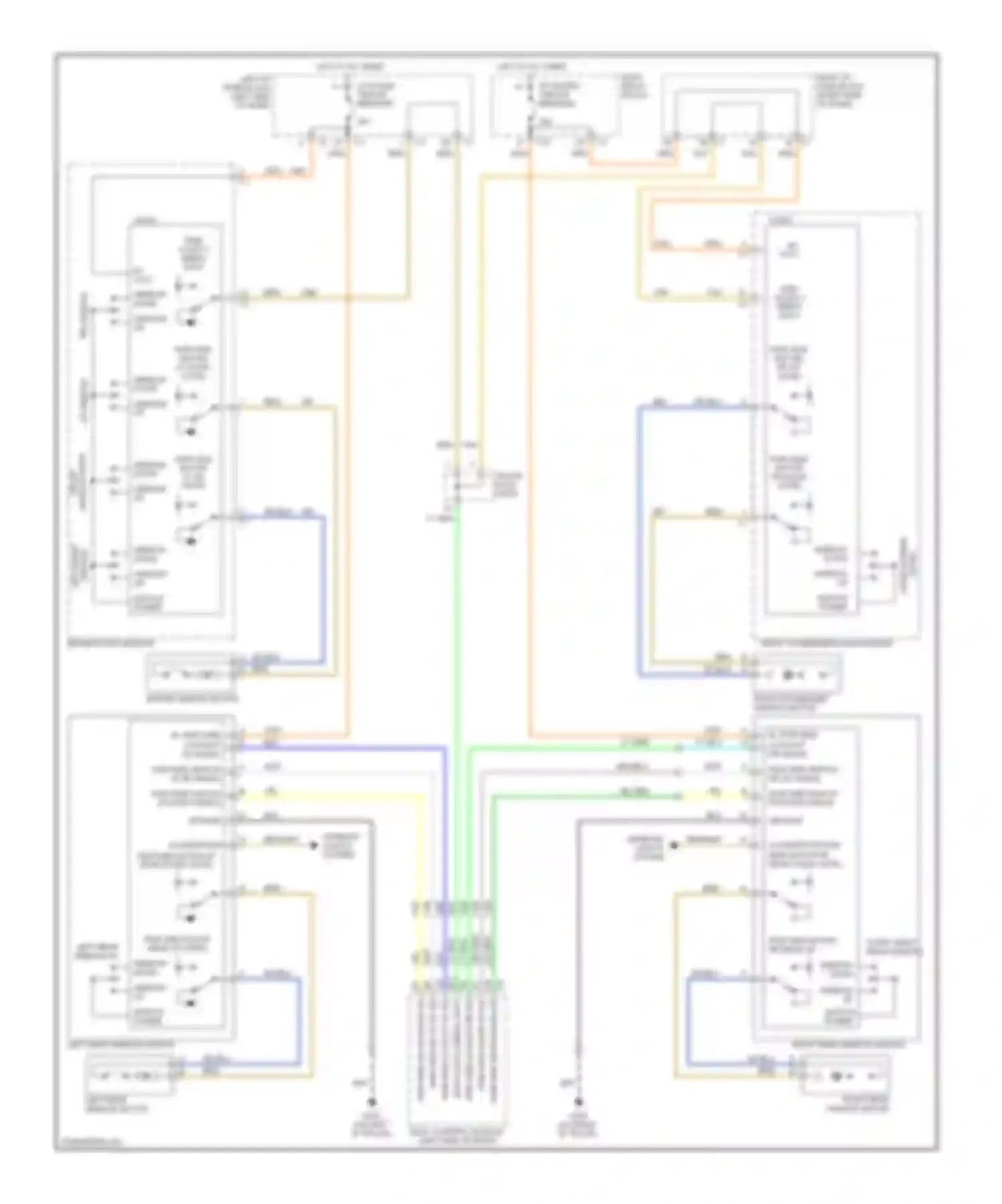Wiring diagram pwr wnd sw lr up sig for Chevrolet Suburban X (2000-2006)