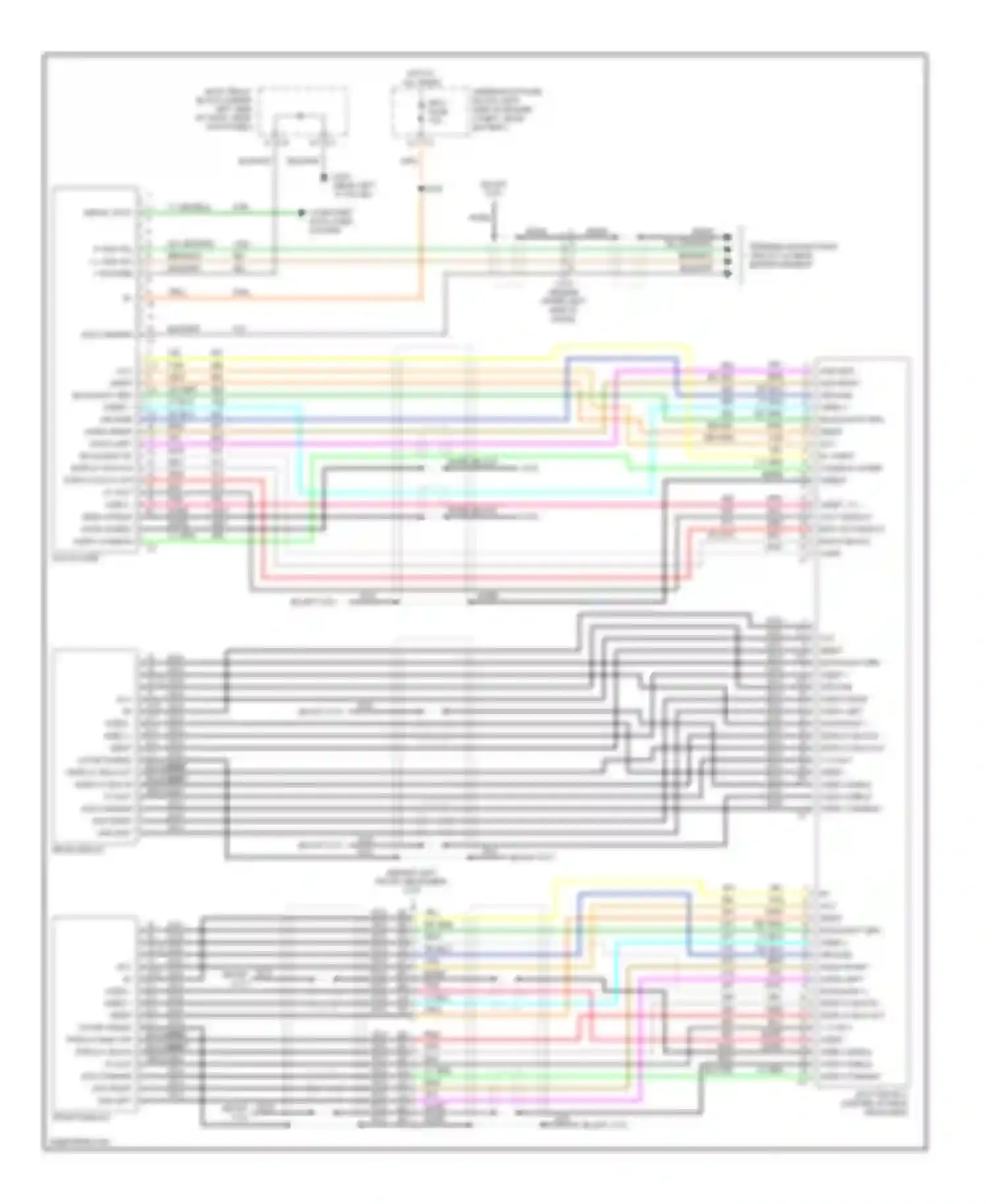 Wiring diagram r aud sig + l aud sig + ground for Chevrolet Suburban X (2000-2006)
