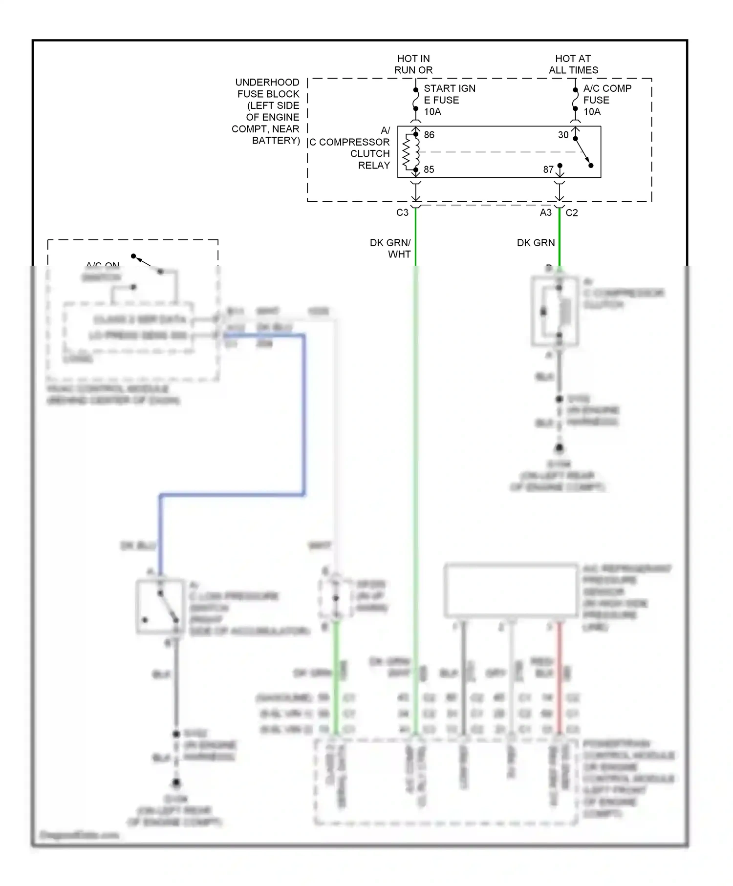 Wiring diagram red for Chevrolet Suburban X (2000-2006) (5 of 70)