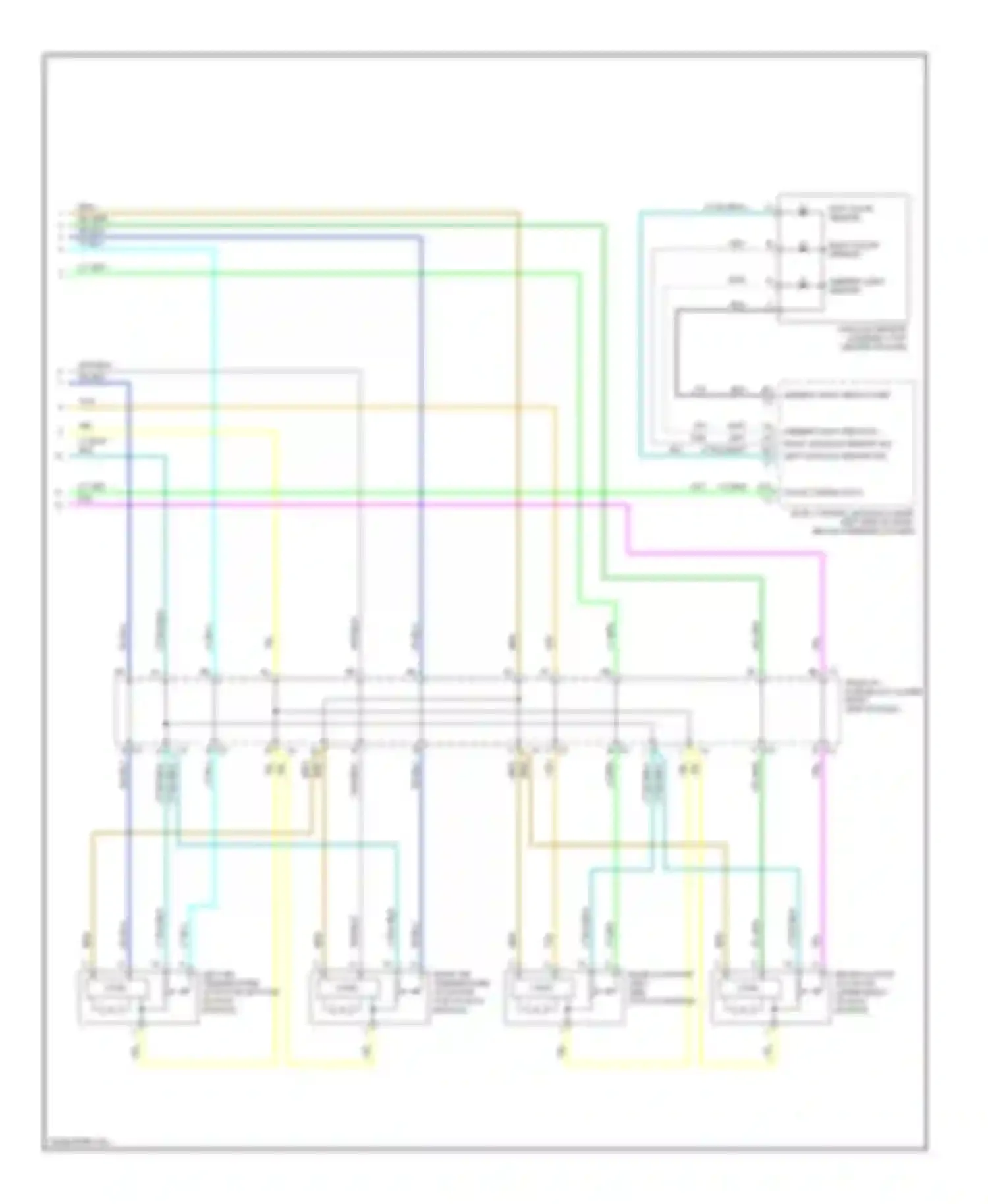 Wiring diagram right solar sensor for Chevrolet Suburban X (2000-2006)