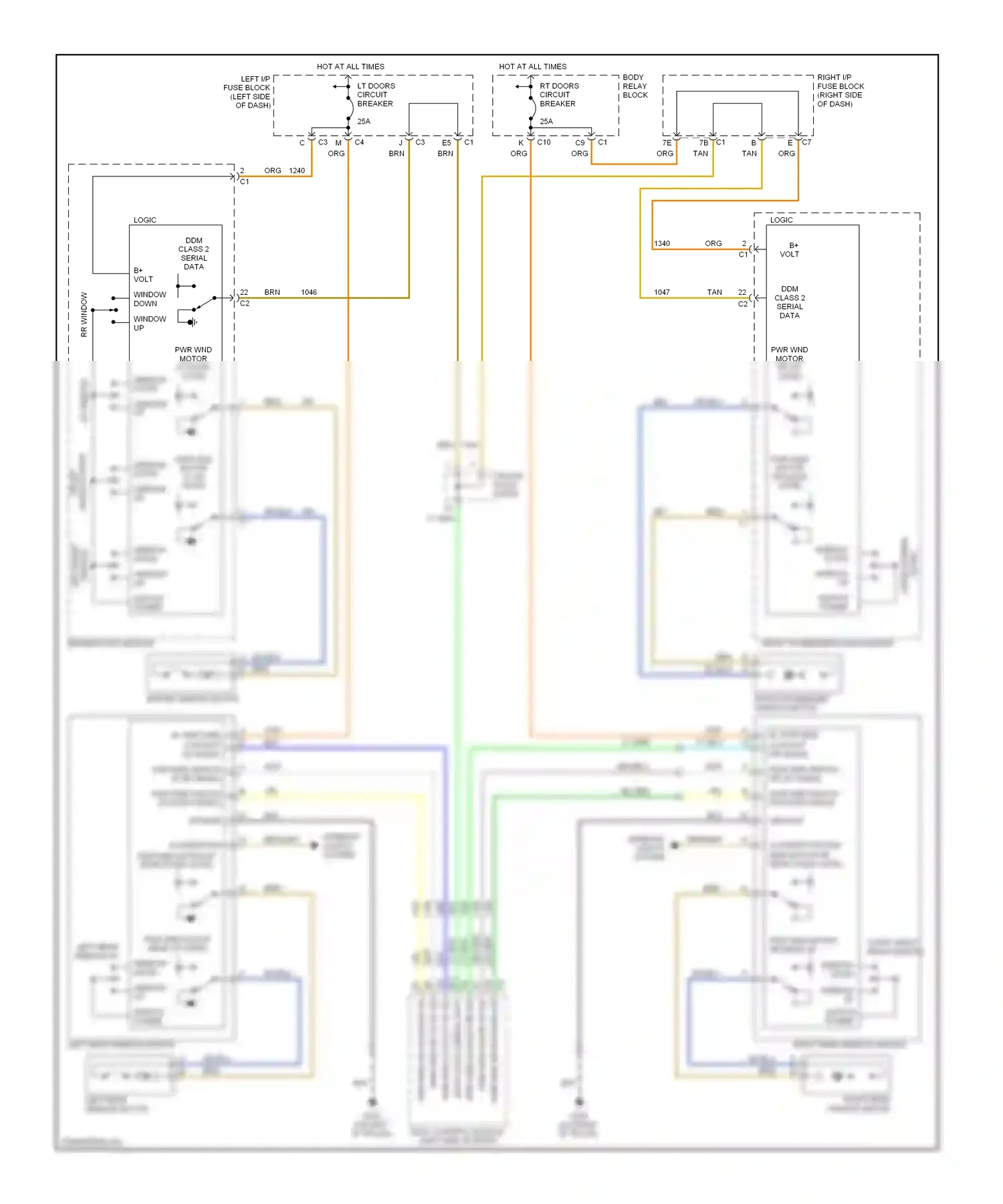Wiring diagram splice pack for Chevrolet Suburban X (2000-2006) (16 of 23)