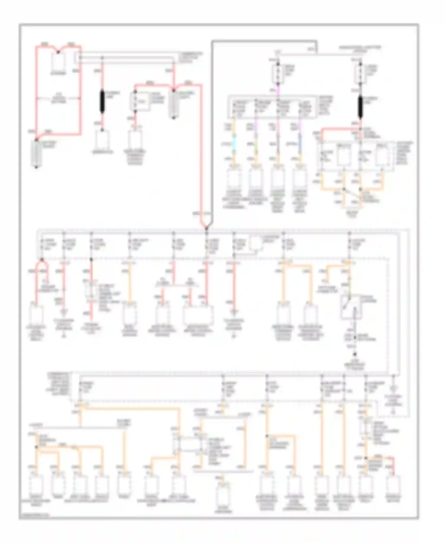 Wiring diagram starter relay for Chevrolet Suburban X (2000-2006)