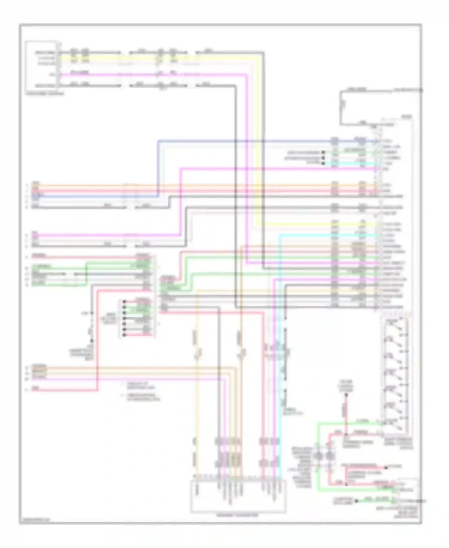 Suburban Chevrolet XI (2007-2013): Navigation circuit, with uqs (4 of 4)