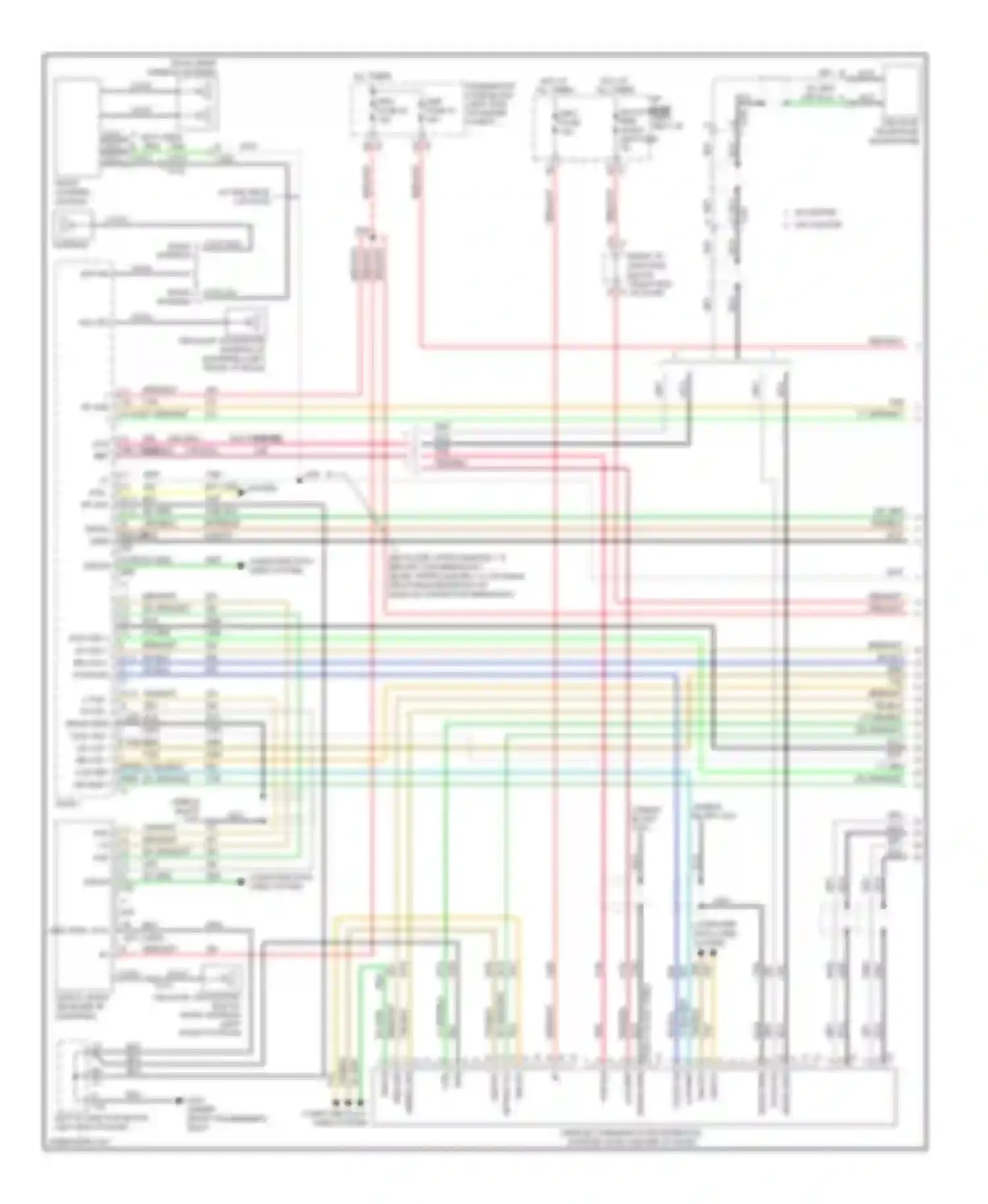 Suburban Chevrolet XI (2007-2013): Navigation circuit, with y91 & with uqa (1 of 4)