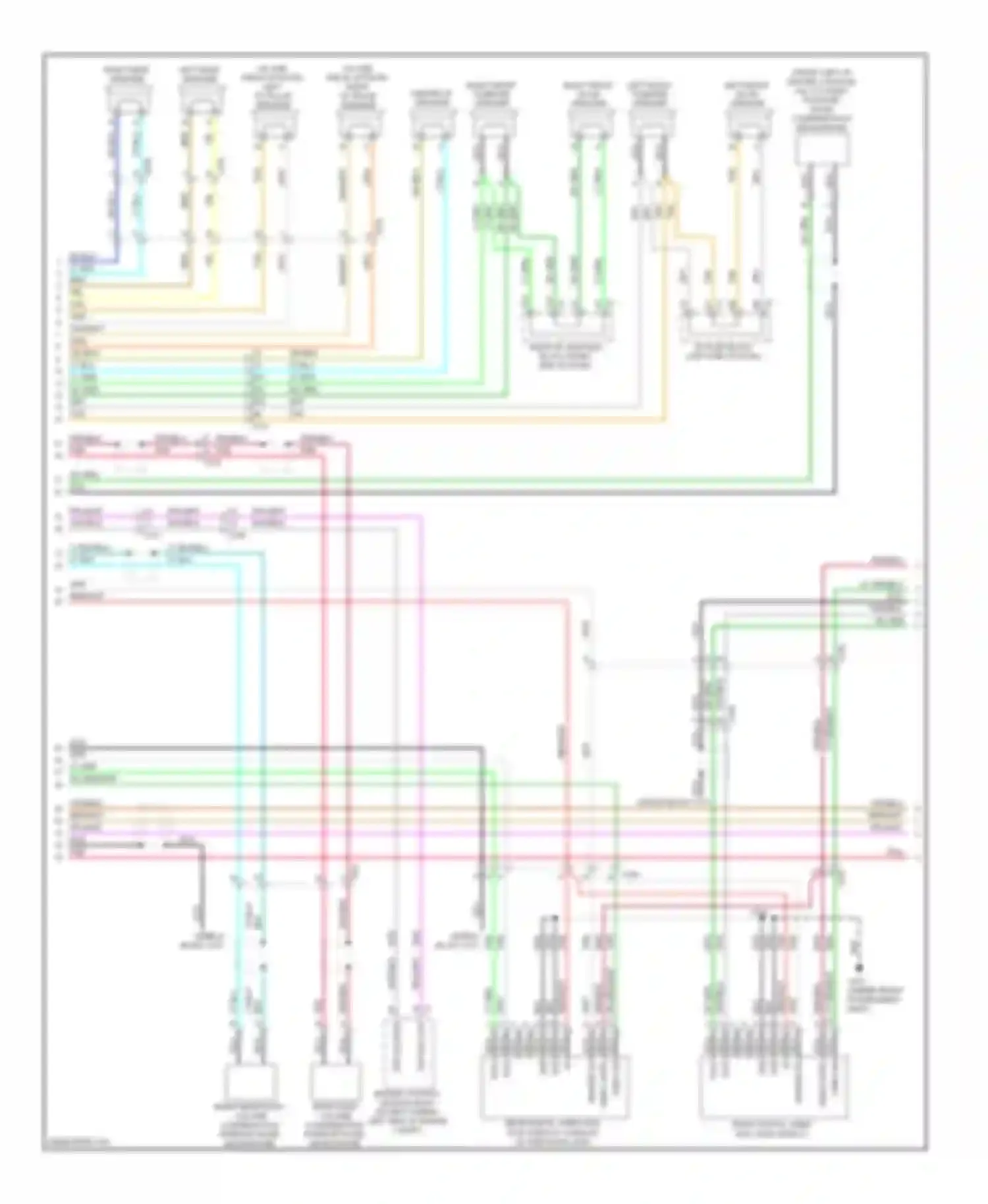 Suburban Chevrolet XI (2007-2013): Navigation circuit, with y91 & with uqa (3 of 4)