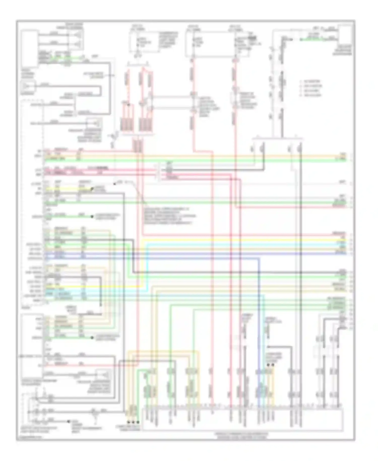 Suburban Chevrolet XI (2007-2013): Navigation circuit, without uqs & uqa (1 of 3)