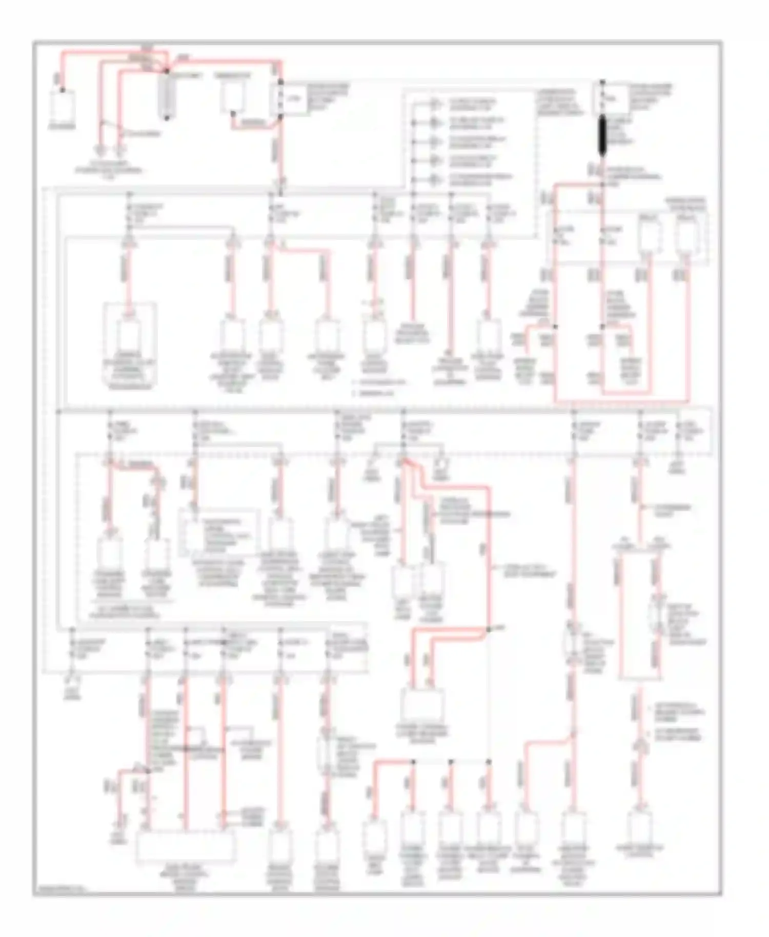 Suburban Chevrolet XI (2007-2013): Power distribution circuit (1 of 8)