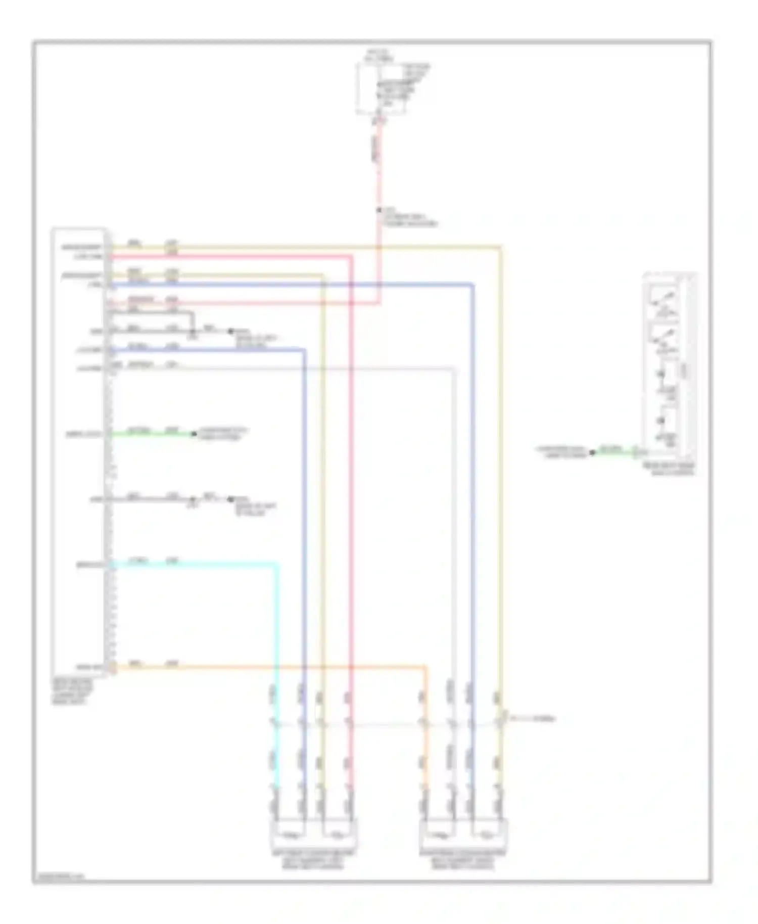 Wiring diagram 1 2 3 4 5 6 7 8 b+ gnd for Chevrolet Suburban XI (2007-2013)