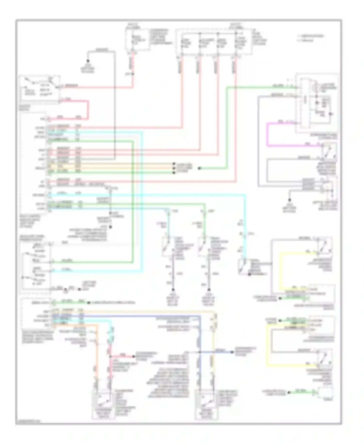 Wiring diagram 14 15 rr ajar sw lr ajar sw for Chevrolet Suburban XI (2007-2013)