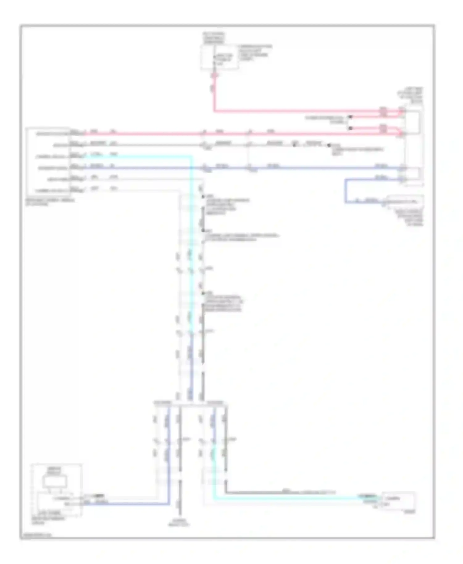 Wiring diagram 7 6 camera sig - camera sig + for Chevrolet Suburban XI (2007-2013)