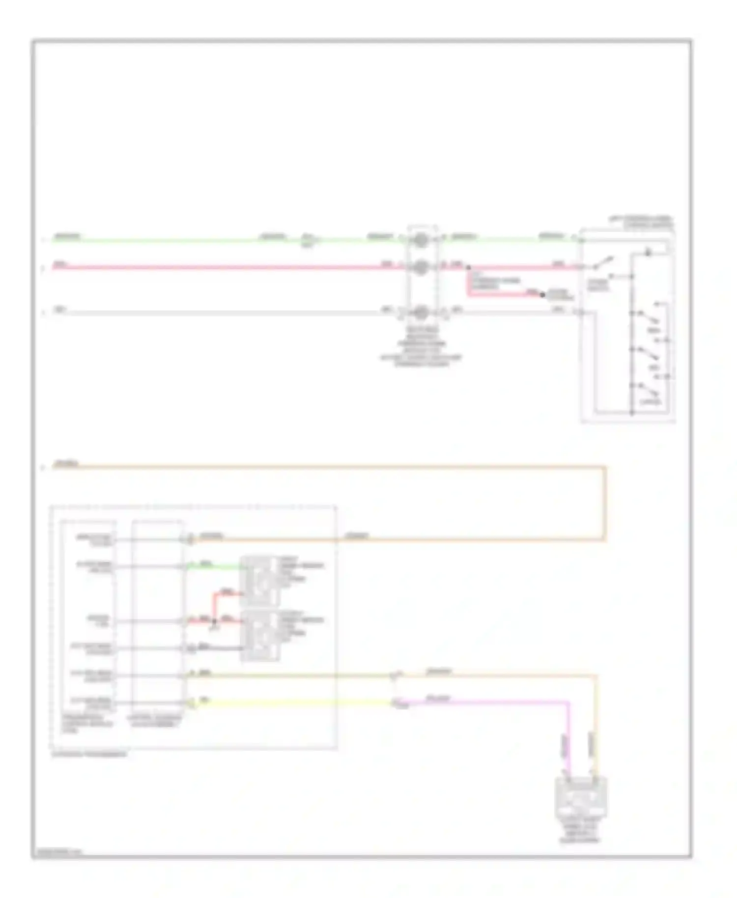 Wiring diagram control solenoid valve assembly for Chevrolet Suburban XI (2007-2013)