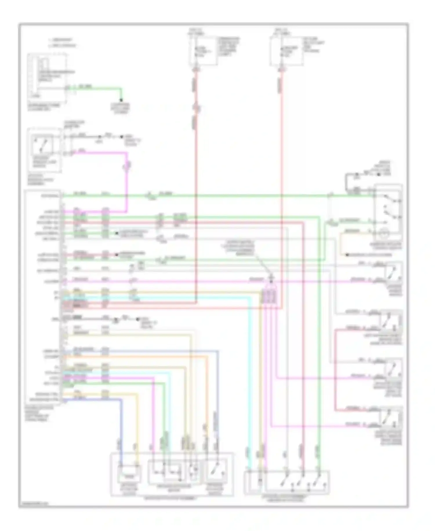 Wiring diagram engage ctrl dis engage ctrl for Chevrolet Suburban XI (2007-2013)