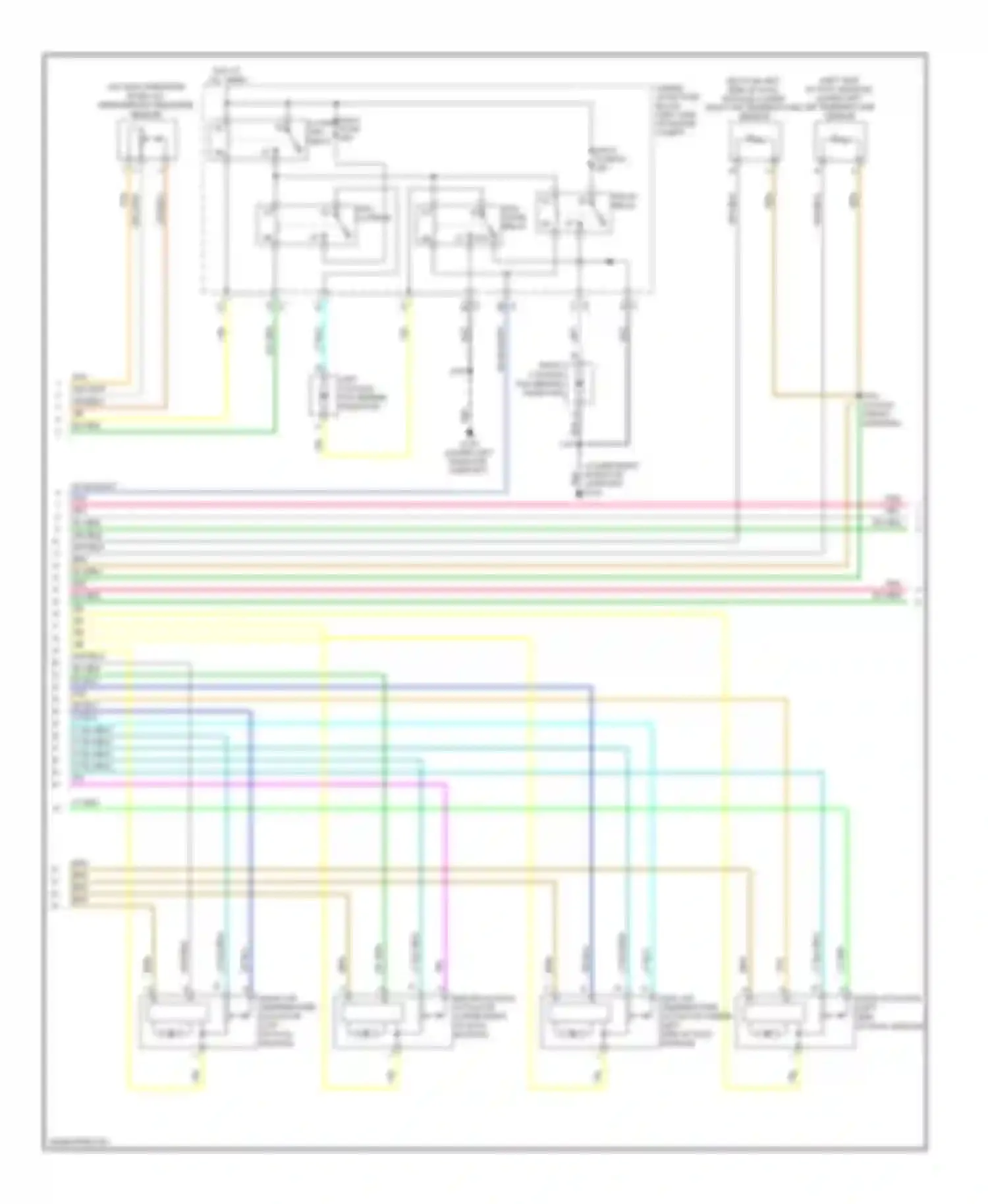 Wiring diagram fan-1 fuse 57 pwr/ trn relay for Chevrolet Suburban XI (2007-2013)